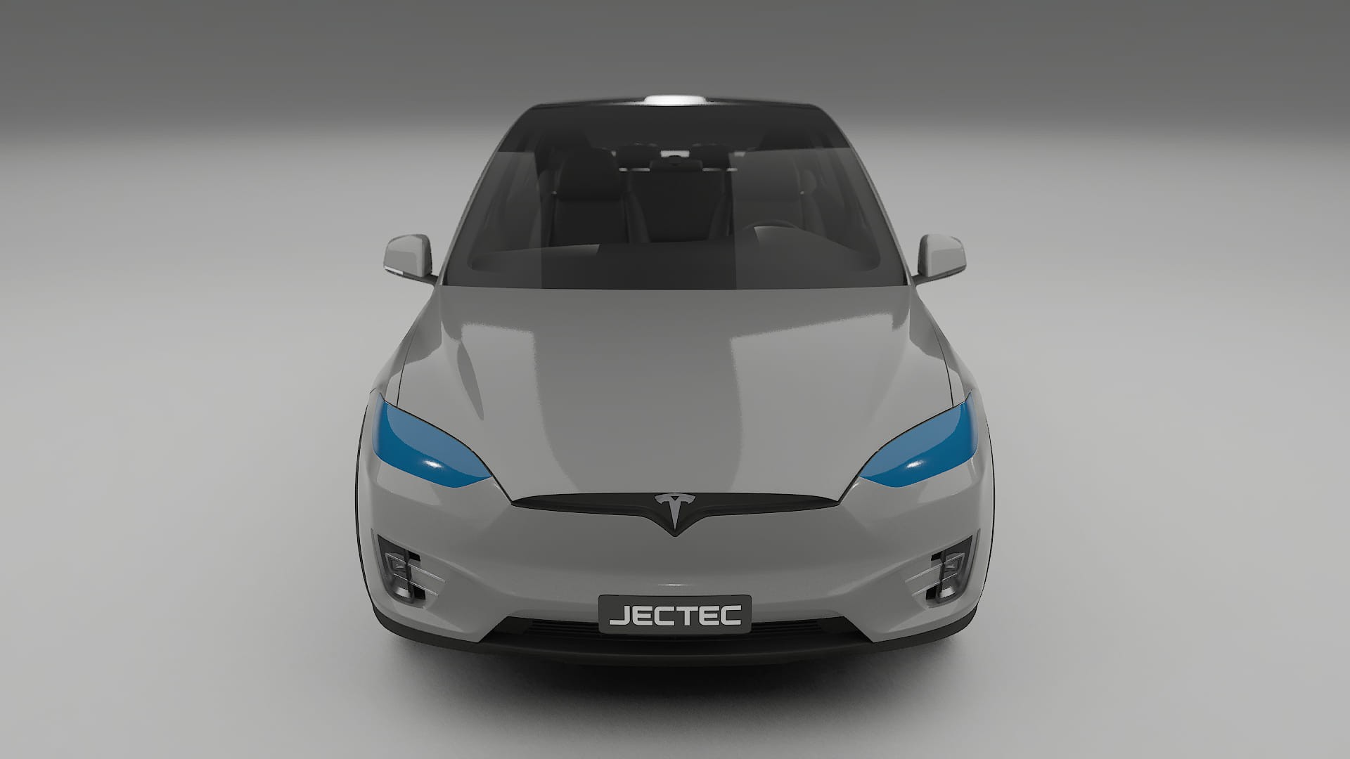 Lackskyddsfilm Tesla Model X | CrystalGuard Framskyddskit med Kolfiberhuv