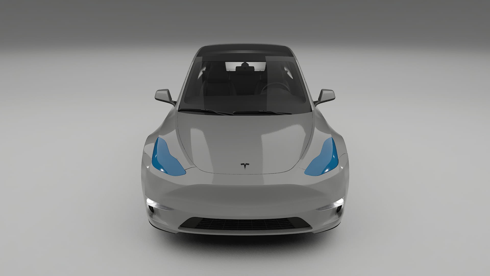 Lackskyddsfilm Tesla Model Y | CrystalGuard Framskyddskit med Kolfiberhuv