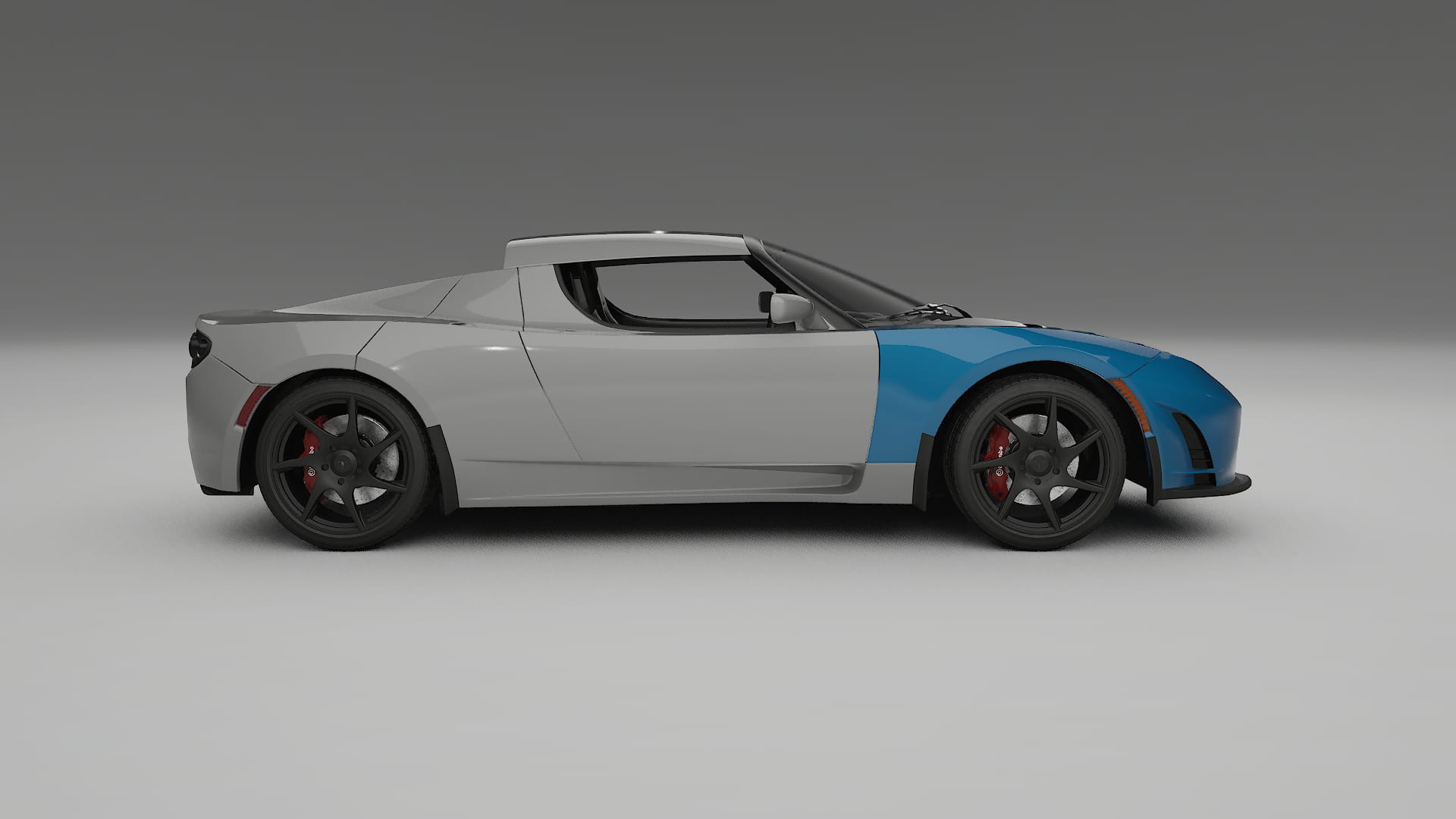 Lackskyddsfilm Tesla Roadster 2.5 | CrystalGuard Framskyddskit med Kolfiberhuv 2