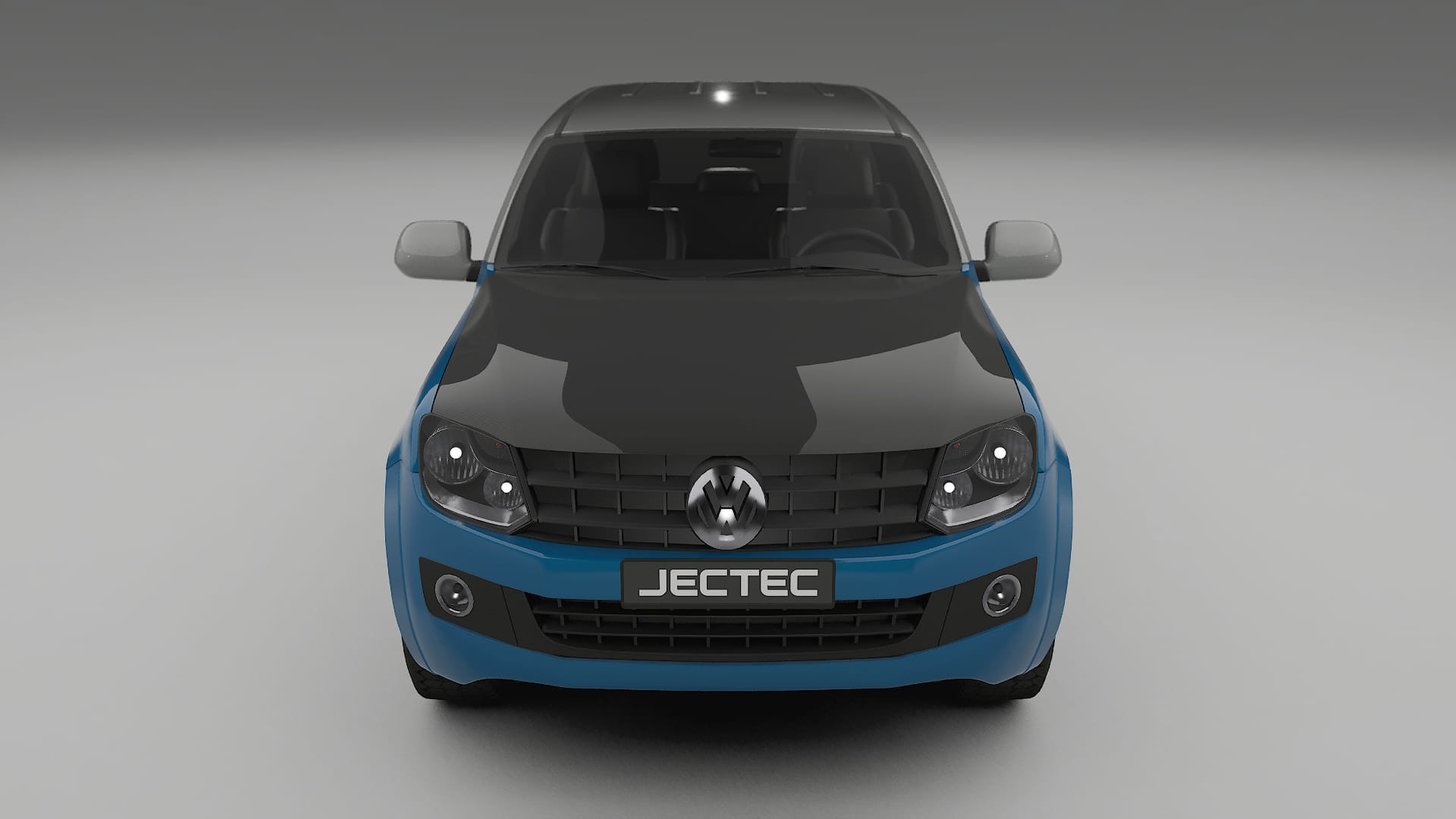 Lackskyddsfilm VW Amarok 2H | CrystalGuard Framskyddskit med Kolfiberhuv