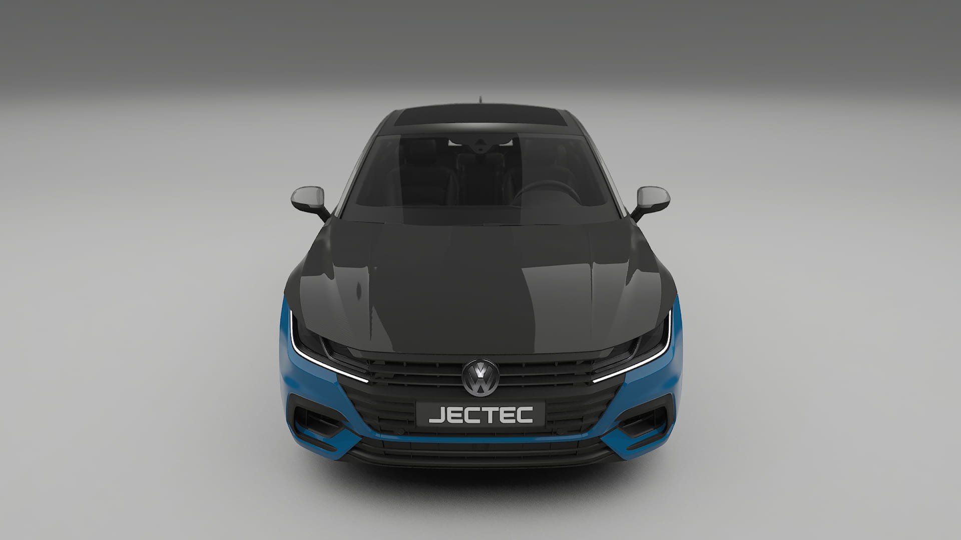 Lackskyddsfilm VW Arteon R 3H prefacelift | CrystalGuard Framskyddskit med Kolfiberhuv