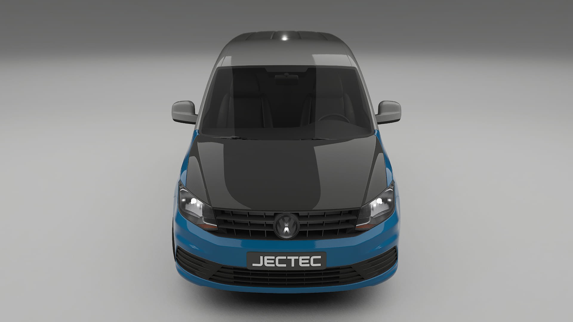 Lackskyddsfilm VW Caddy Maxi SB | CrystalGuard Framskyddskit med Kolfiberhuv