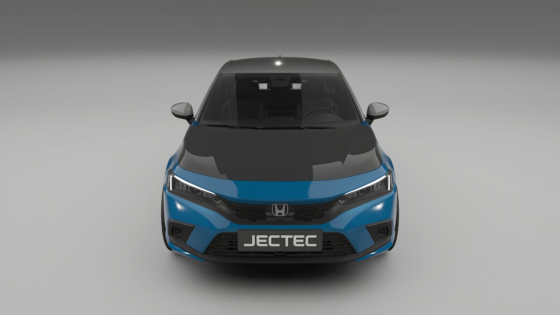 Lackskyddsfilm Honda Civic halvkombi | CrystalGuard Framskyddskit med Kolfiberhuv