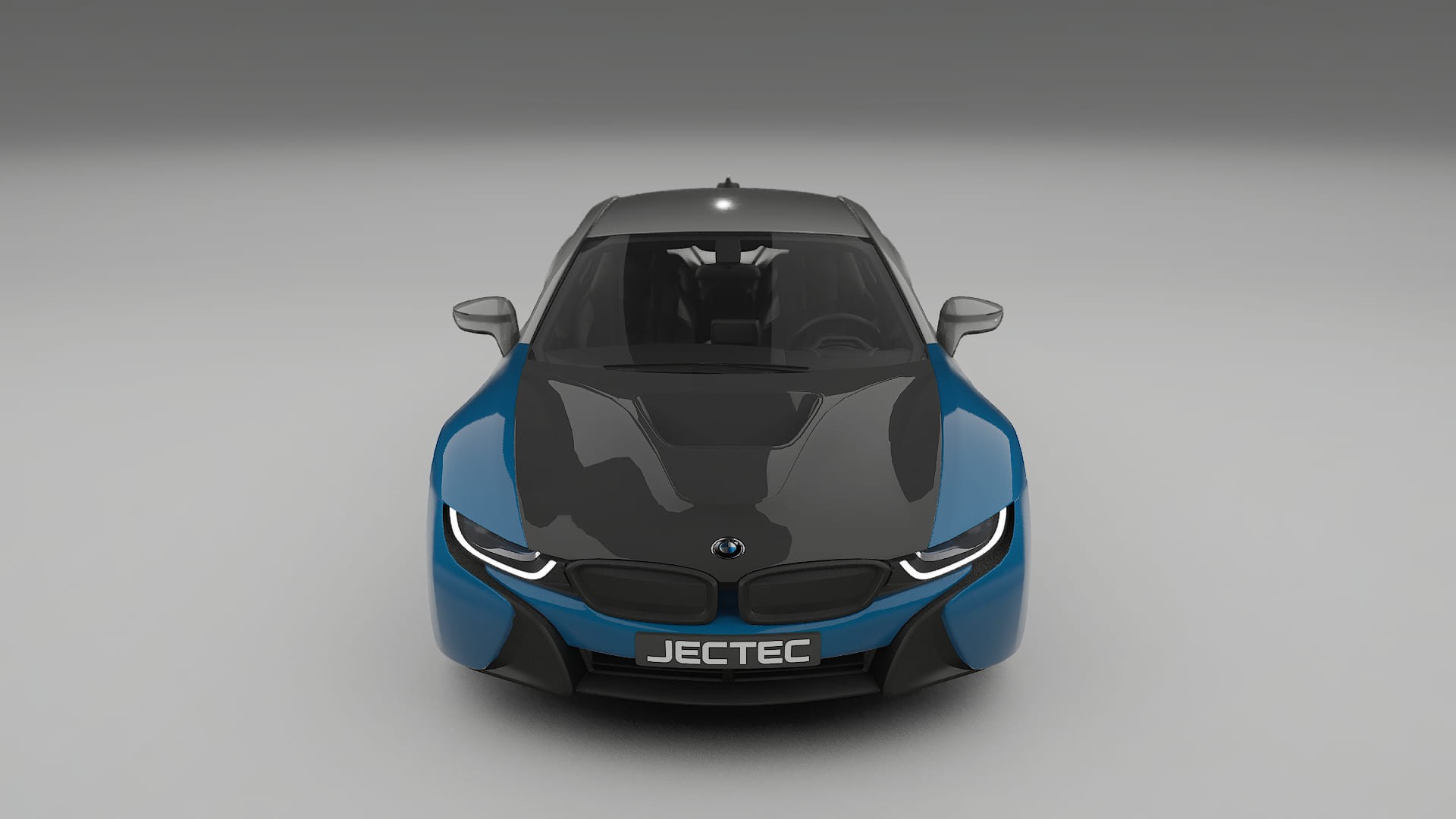 Lackskyddsfilm BMW I8 I12 | CrystalGuard Framskyddskit med Kolfiberhuv