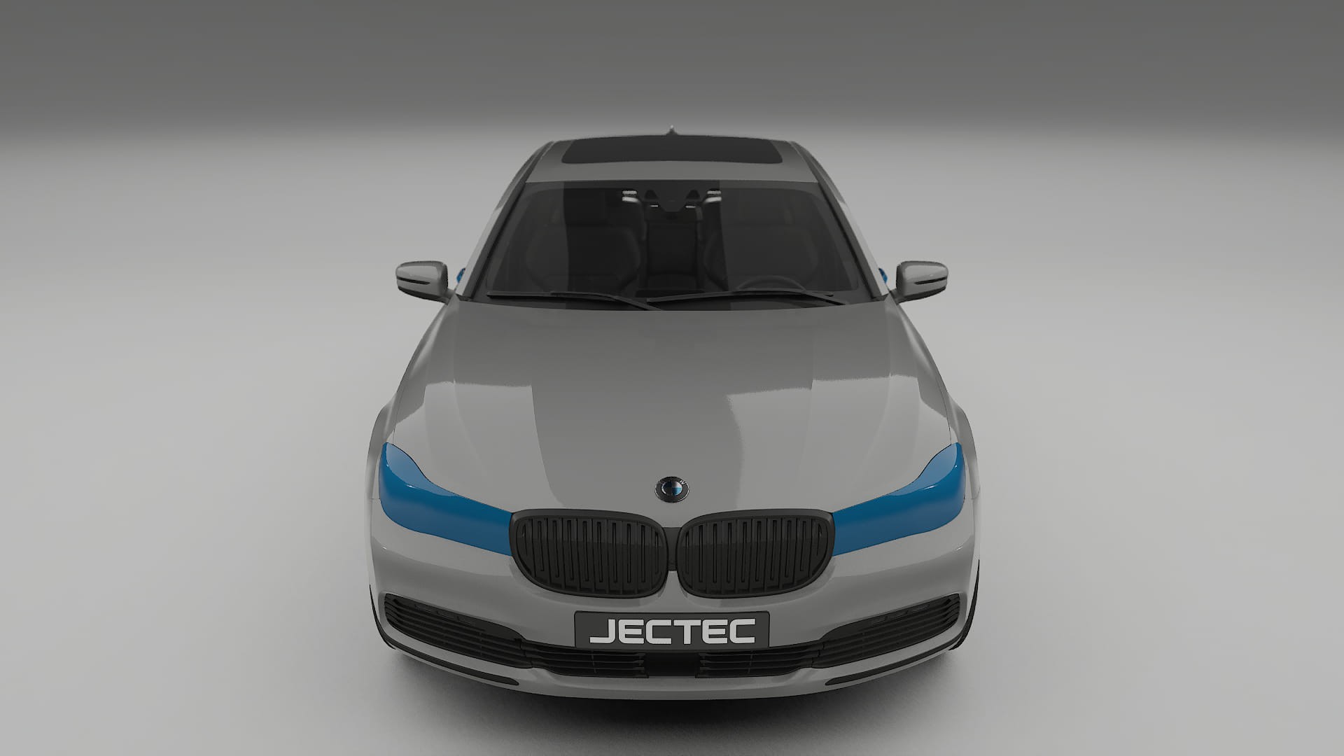 Lackskyddsfilm BMW 7 G11 G12 facelift LCI | CrystalGuard Transparent TPU PPF Frontskyddssats