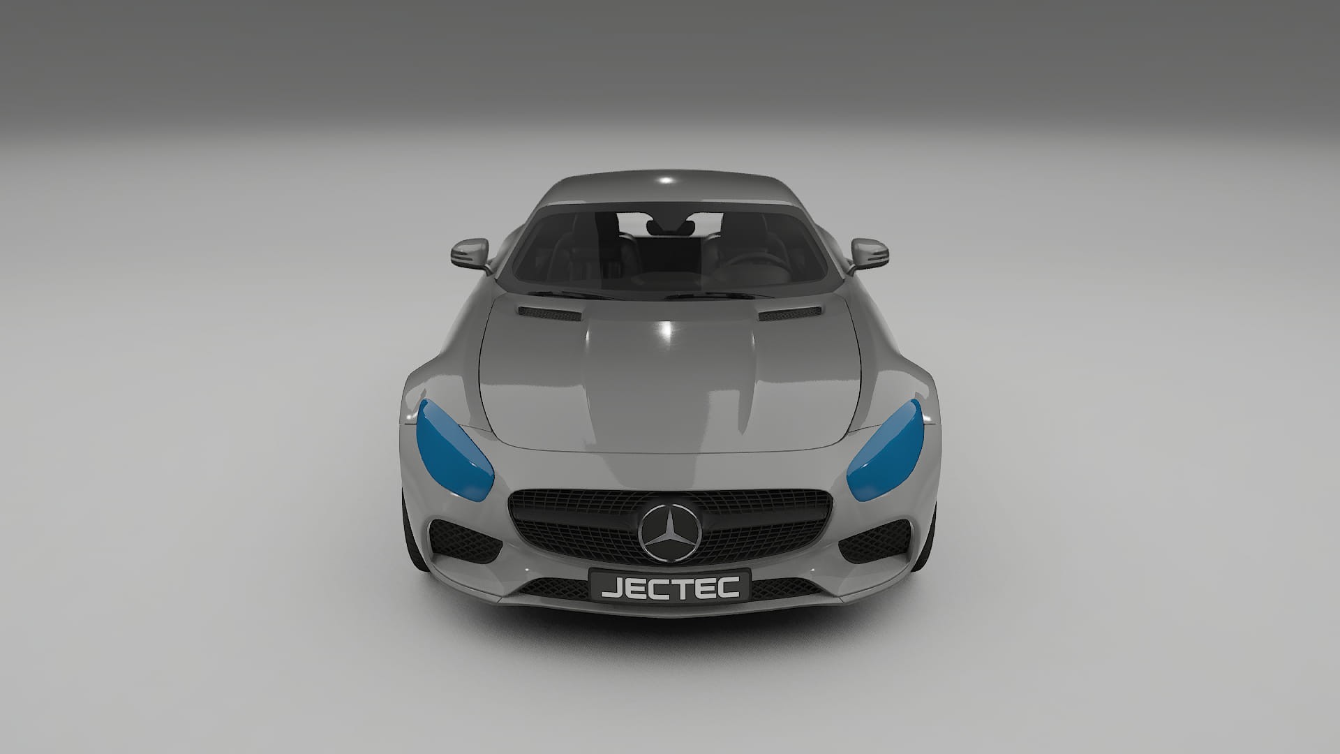 Lackskyddsfilm Mercedes AMG GT C190 Coupe | CrystalGuard Transparent TPU PPF Frontskyddssats