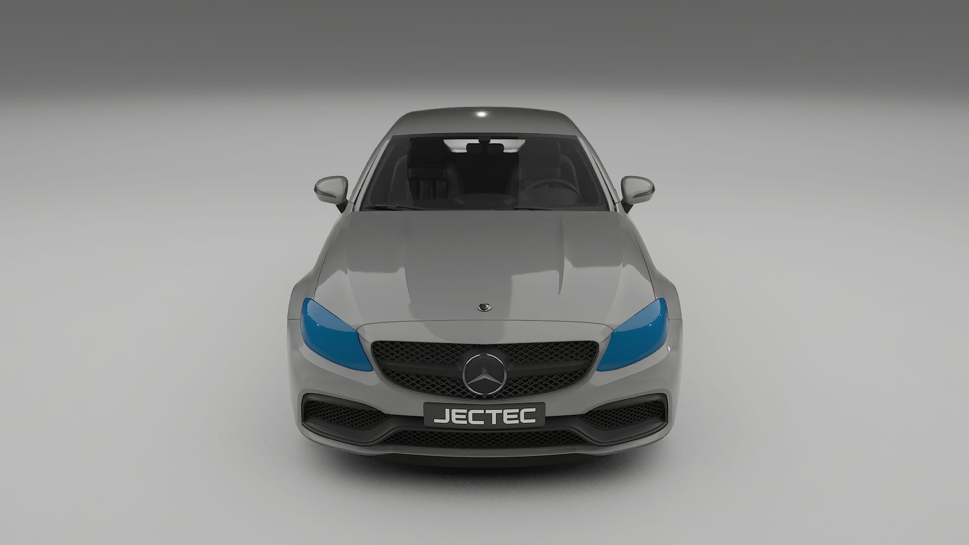 Lackskyddsfilm Mercedes C63 AMG W205 Coupe | CrystalGuard Transparent TPU PPF Frontskyddssats