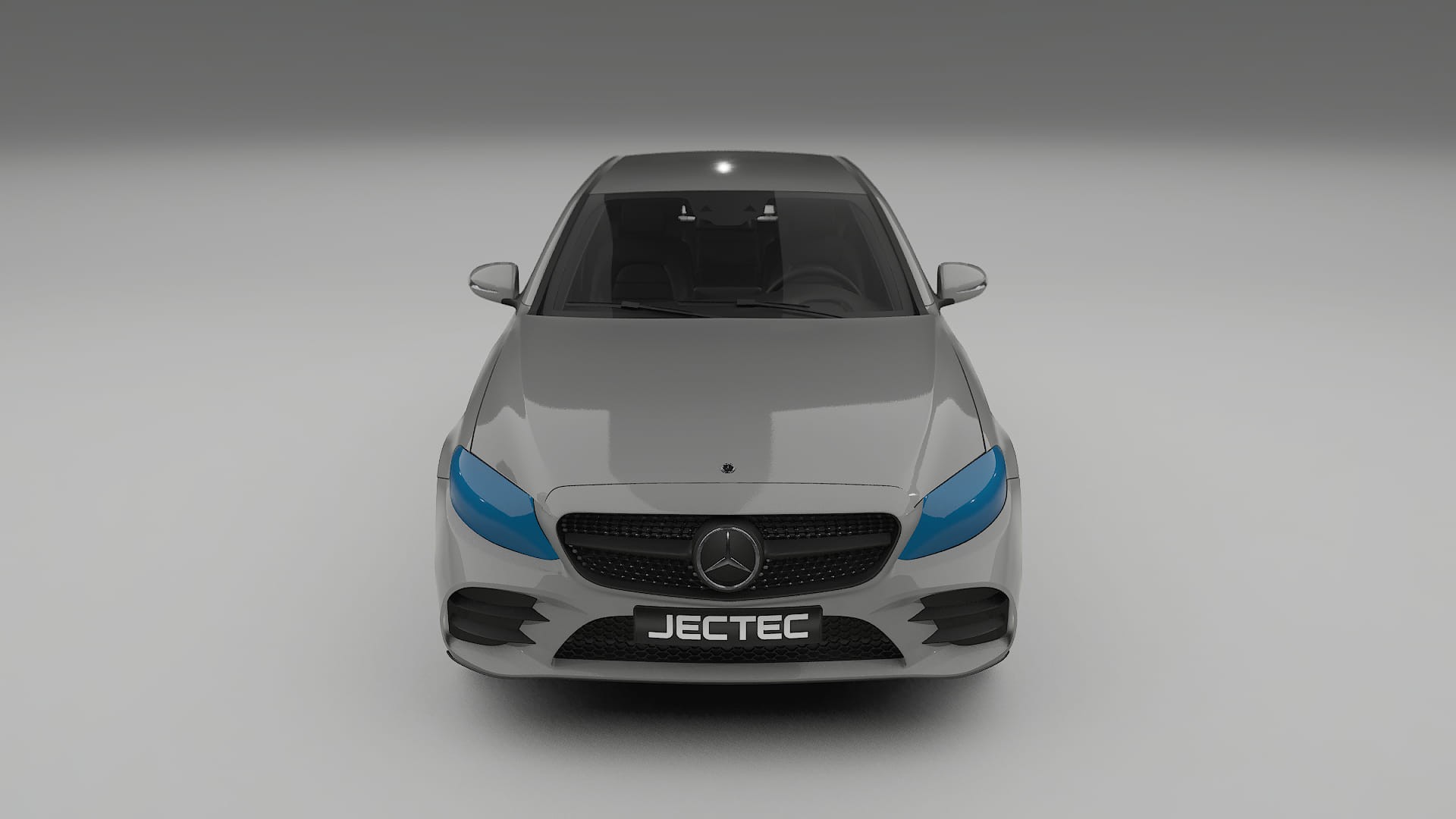 Lackskyddsfilm Mercedes C-Class W205 AMG sedan | CrystalGuard Transparent TPU PPF Frontskyddssats