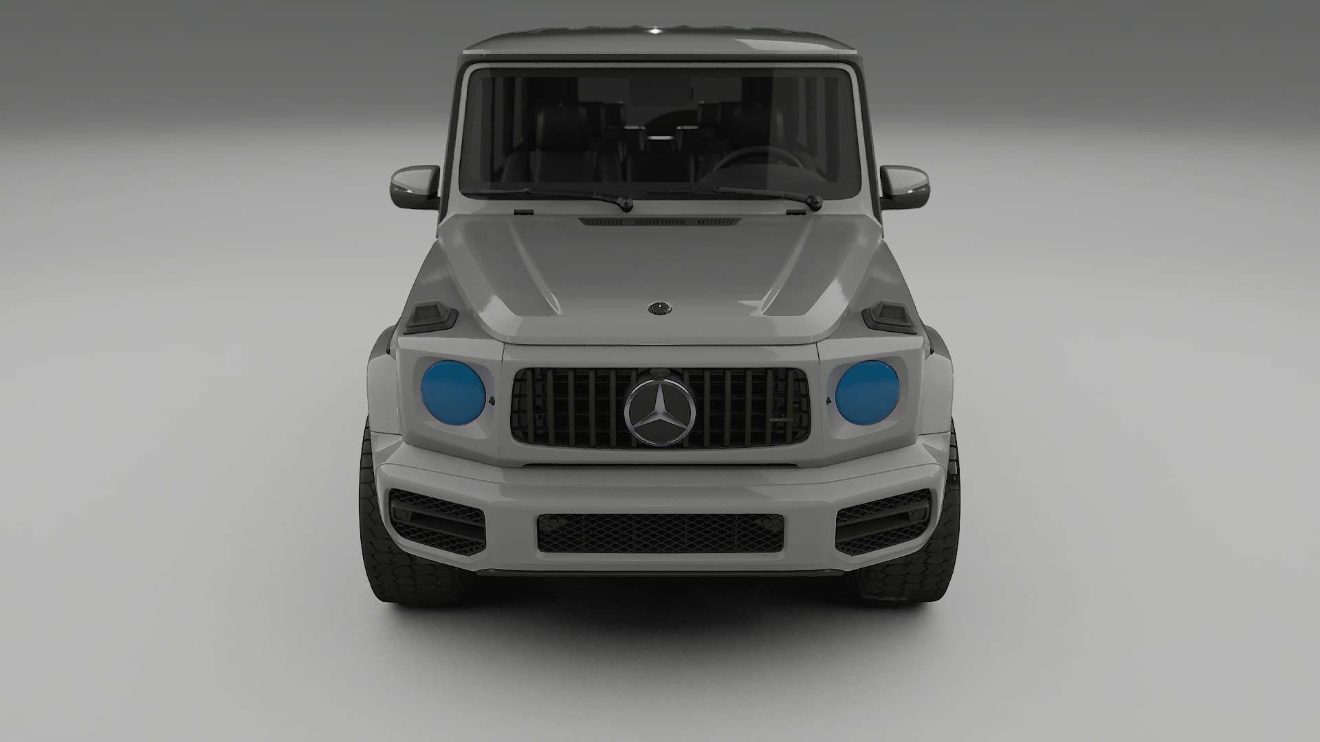 Lackskyddsfilm Mercedes G63 AMG W463A | CrystalGuard Transparent TPU PPF Frontskyddssats