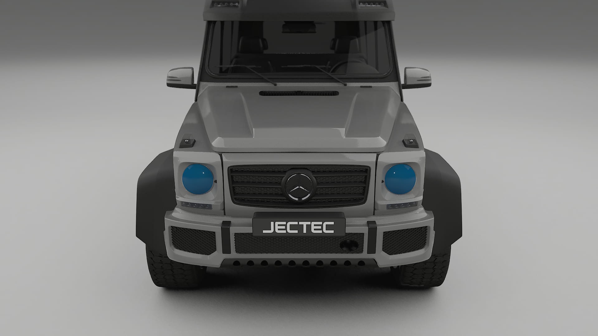 Lackskyddsfilm Mercedes G-class 4x4 W463 | CrystalGuard Transparent TPU PPF Frontskyddssats