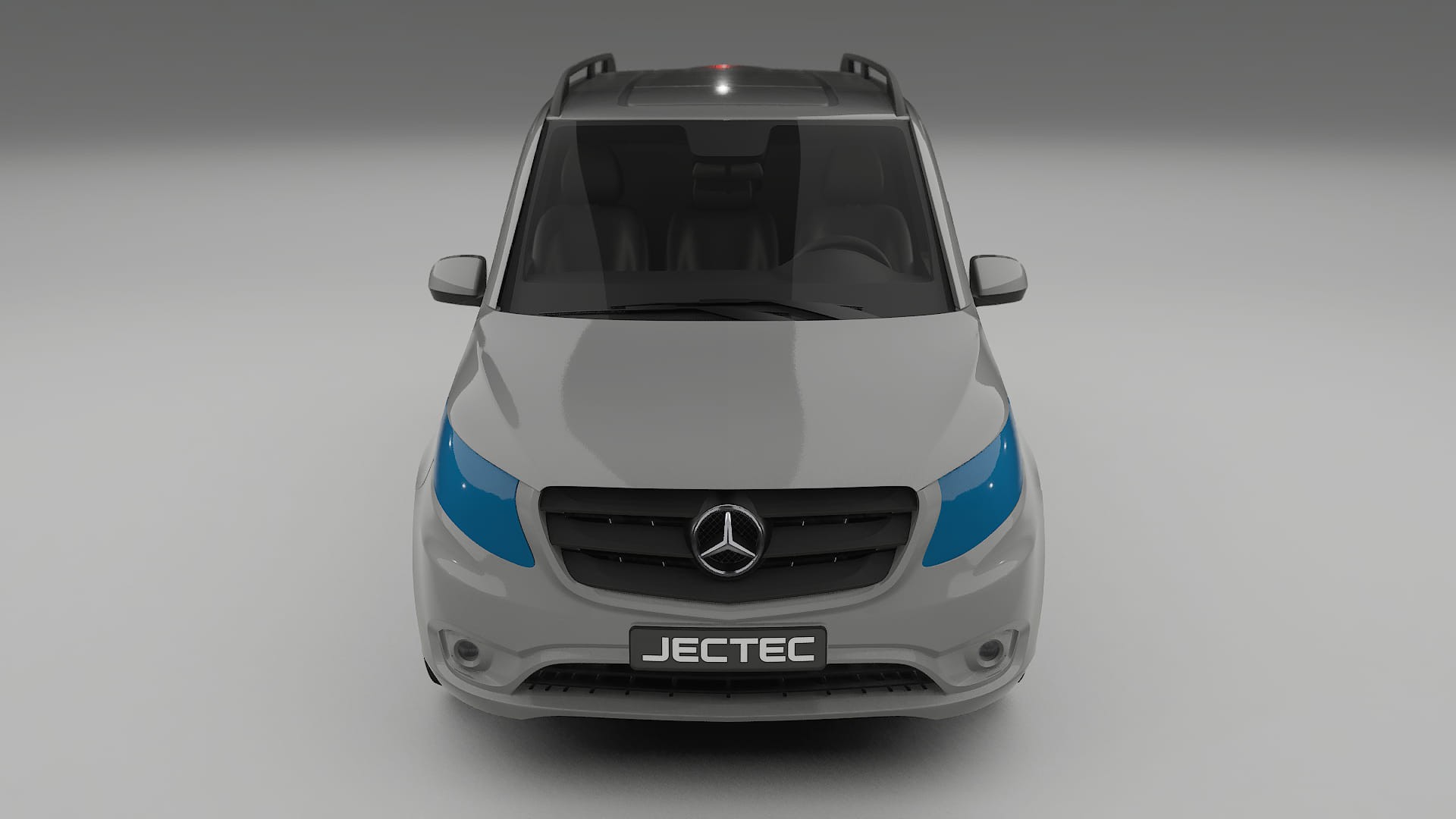 Lackskyddsfilm Mercedes Vito-Short W447 prefacelift pre-LCI | CrystalGuard Transparent TPU PPF Frontskyddssats