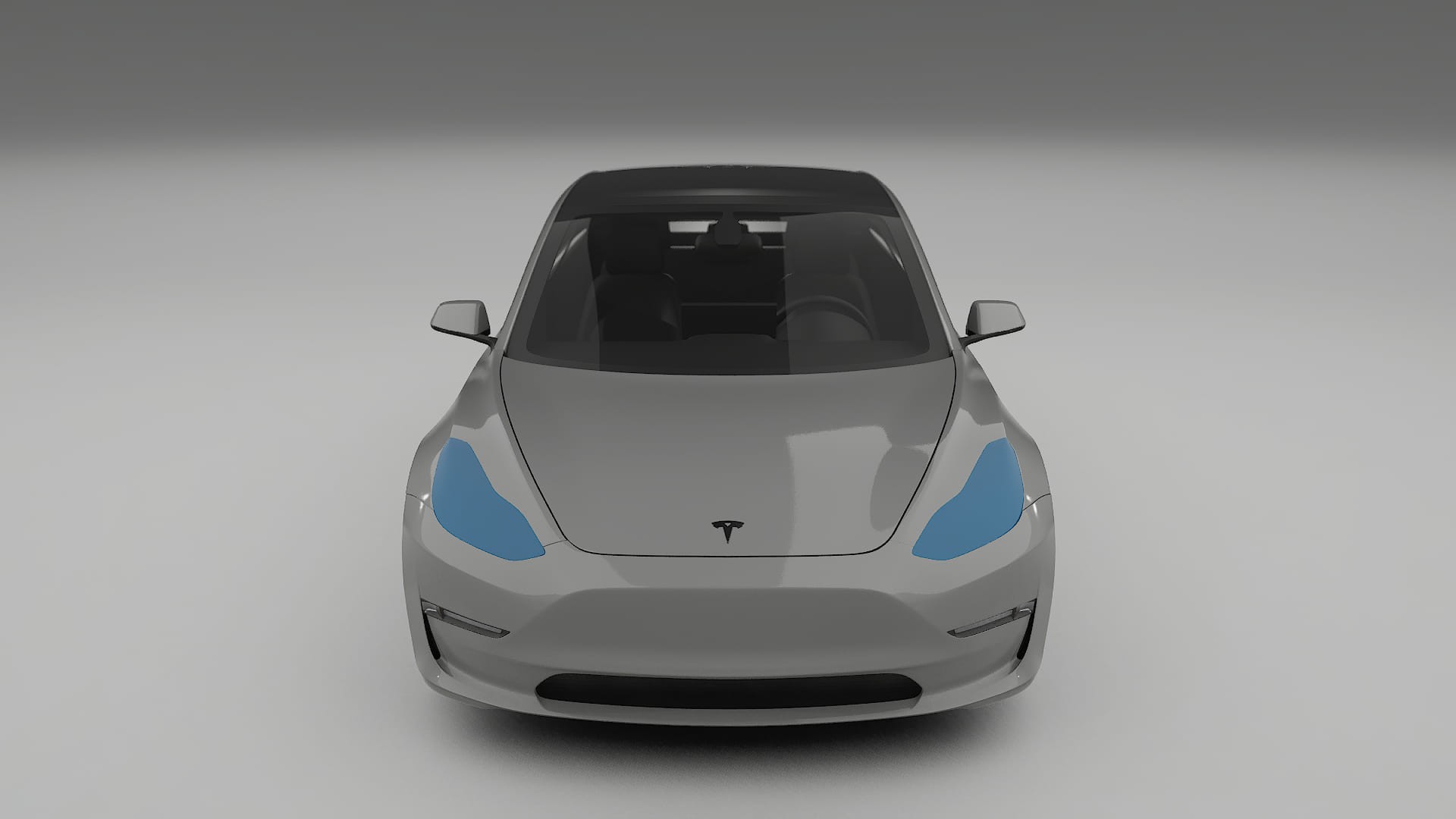 Lackskyddsfilm Tesla Model3 | CrystalGuard Transparent TPU PPF Frontskyddssats