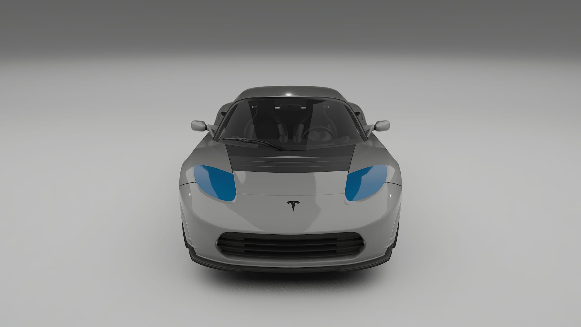 Lackskyddsfilm Tesla Roadster 2.5 | CrystalGuard Transparent TPU PPF Frontskyddssats