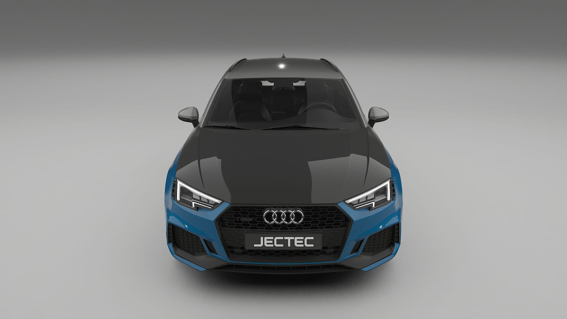 Lackskyddsfilm Audi RS4 Avant B9 prefacelift | CrystalGuard Framskyddskit med Kolfiberhuv