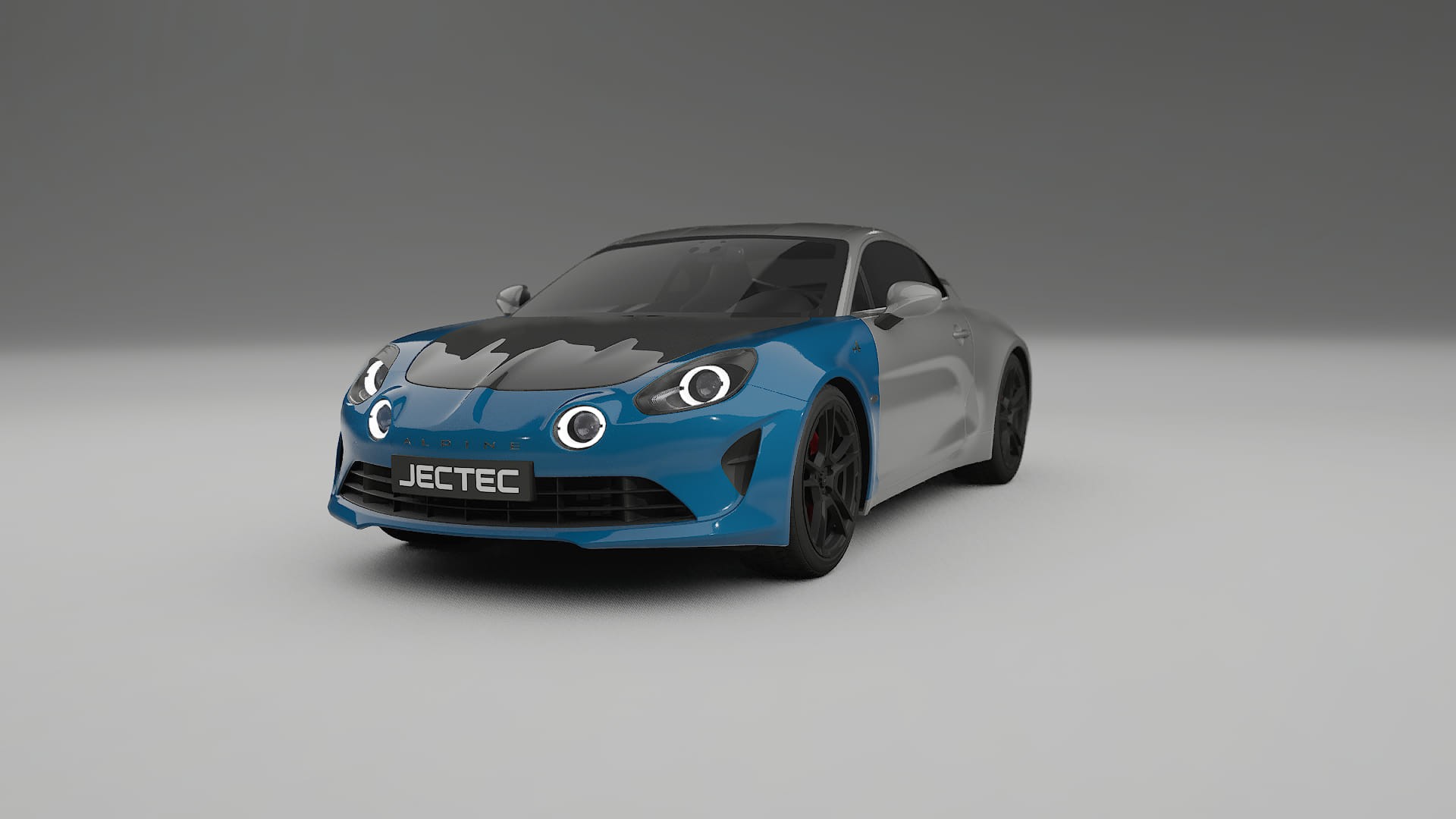 Lackskyddsfilm Renault Alpine A110 | CrystalGuard Framskyddskit med Kolfiberhuv