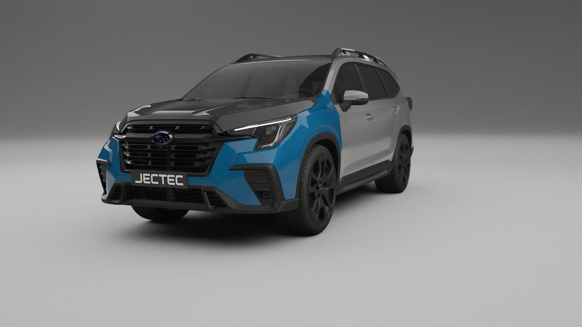 Lackskyddsfilm Subaru Ascent BT facelift | CrystalGuard Framskyddskit med Kolfiberhuv
