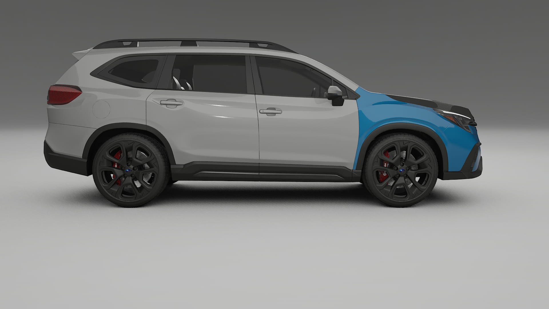 Lackskyddsfilm Subaru Ascent BT facelift | CrystalGuard Framskyddskit med Kolfiberhuv