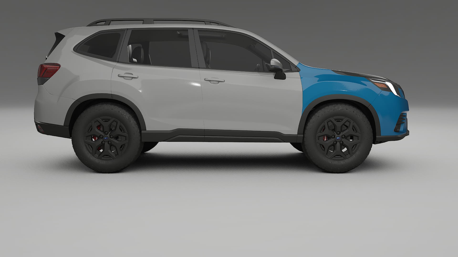 Lackskyddsfilm Subaru Forester V SK facelift | CrystalGuard Framskyddskit med Kolfiberhuv