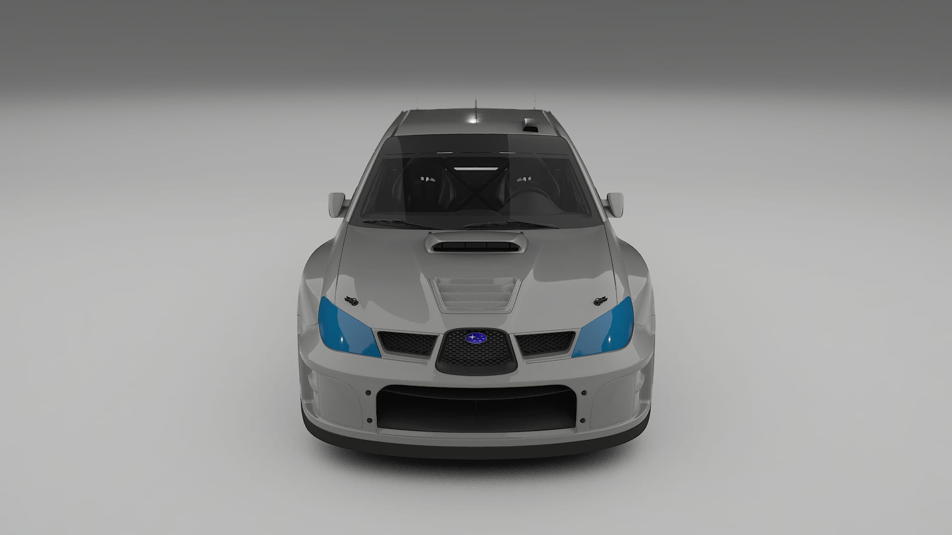 Lackskyddsfilm Subaru Impreza WRC GD | CrystalGuard Framskyddskit med Kolfiberhuv