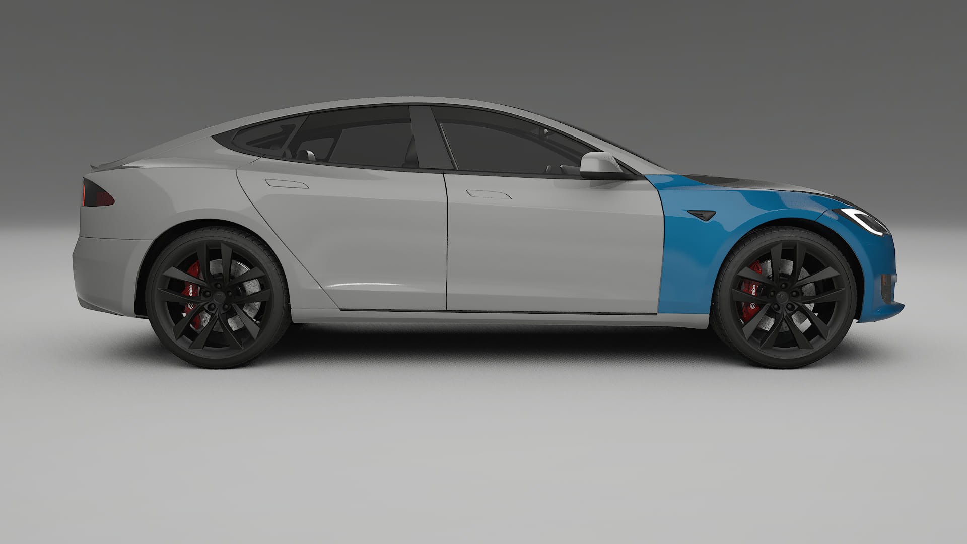 Lackskyddsfilm Tesla Model-S Refresh | CrystalGuard Framskyddskit med Kolfiberhuv