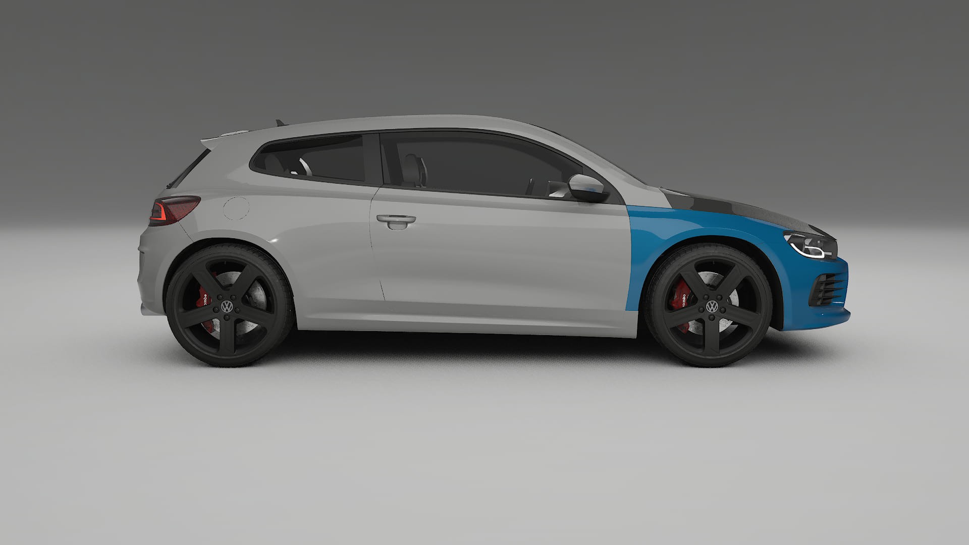 Lackskyddsfilm VW Scirocco R III | CrystalGuard Framskyddskit med Kolfiberhuv