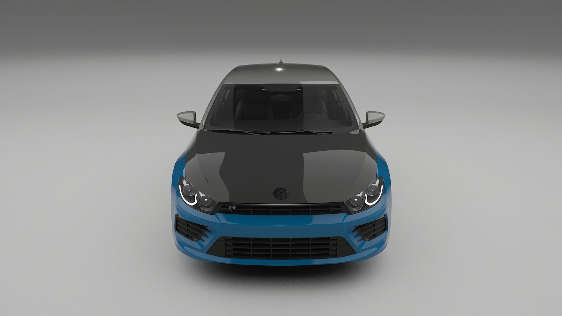 Lackskyddsfilm VW Scirocco R III | CrystalGuard Framskyddskit med Kolfiberhuv