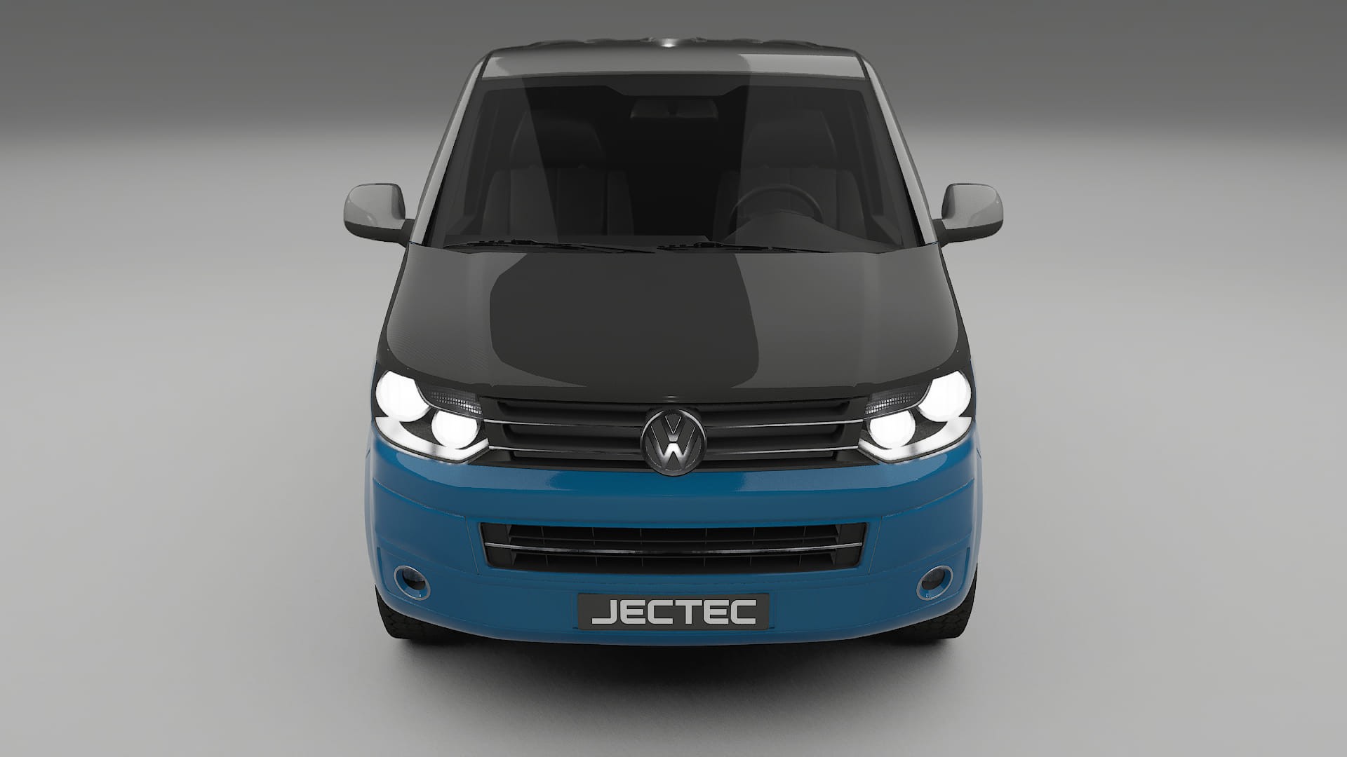 Lackskyddsfilm VW Transporter T5 Caravelle | CrystalGuard Framskyddskit med Kolfiberhuv