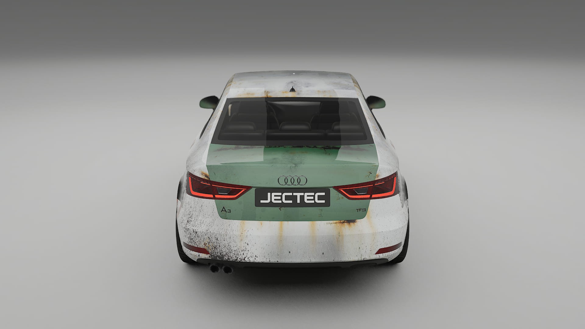 Audi A3 8V sedan prefacelift pre-LCI COBRA 11 – Designad Wrap PPF-sats i utskrivbar polyuretanfilm