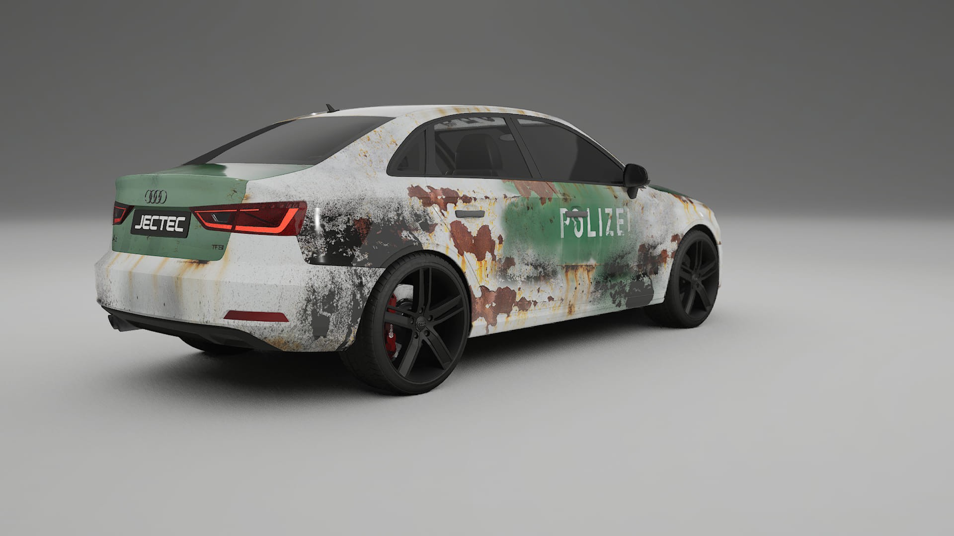 Audi A3 8V sedan prefacelift pre-LCI COBRA 11 – Designad Wrap PPF-sats i utskrivbar polyuretanfilm