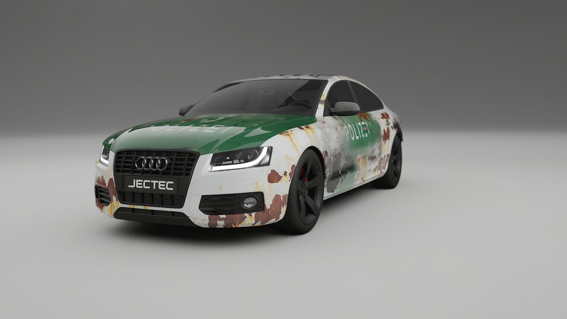 Audi A5 8T Sportback prefacelift pre-LCI COBRA 11 – Designad Wrap PPF-sats i utskrivbar polyuretanfilm