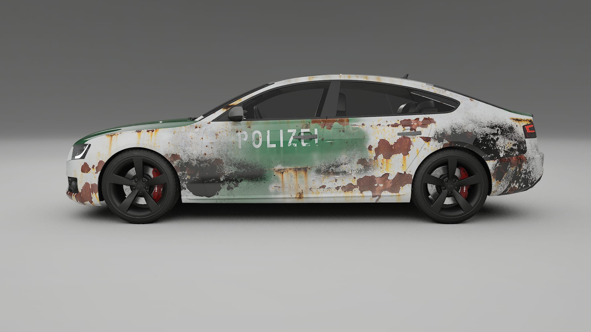 Audi A5 8T Sportback prefacelift pre-LCI COBRA 11 – Designad Wrap PPF-sats i utskrivbar polyuretanfilm