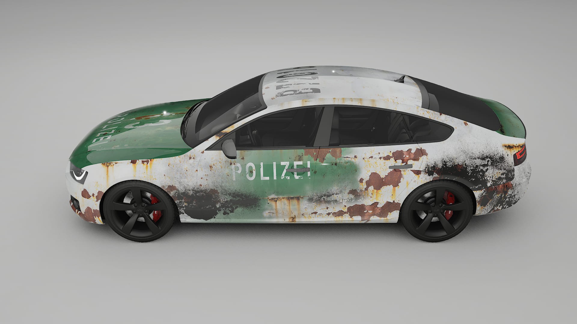 Audi A5 8T Sportback prefacelift pre-LCI COBRA 11 – Designad Wrap PPF-sats i utskrivbar polyuretanfilm