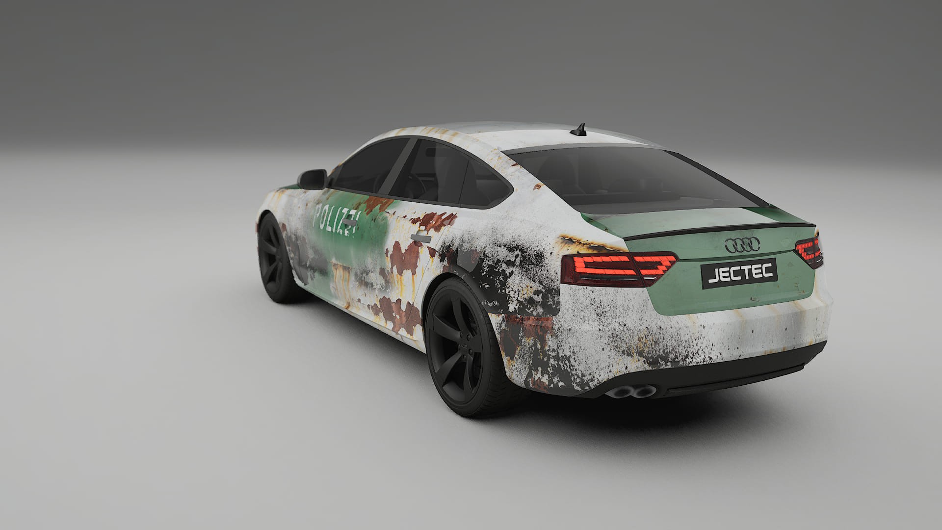 Audi A5 8T Sportback prefacelift pre-LCI COBRA 11 – Designad Wrap PPF-sats i utskrivbar polyuretanfilm