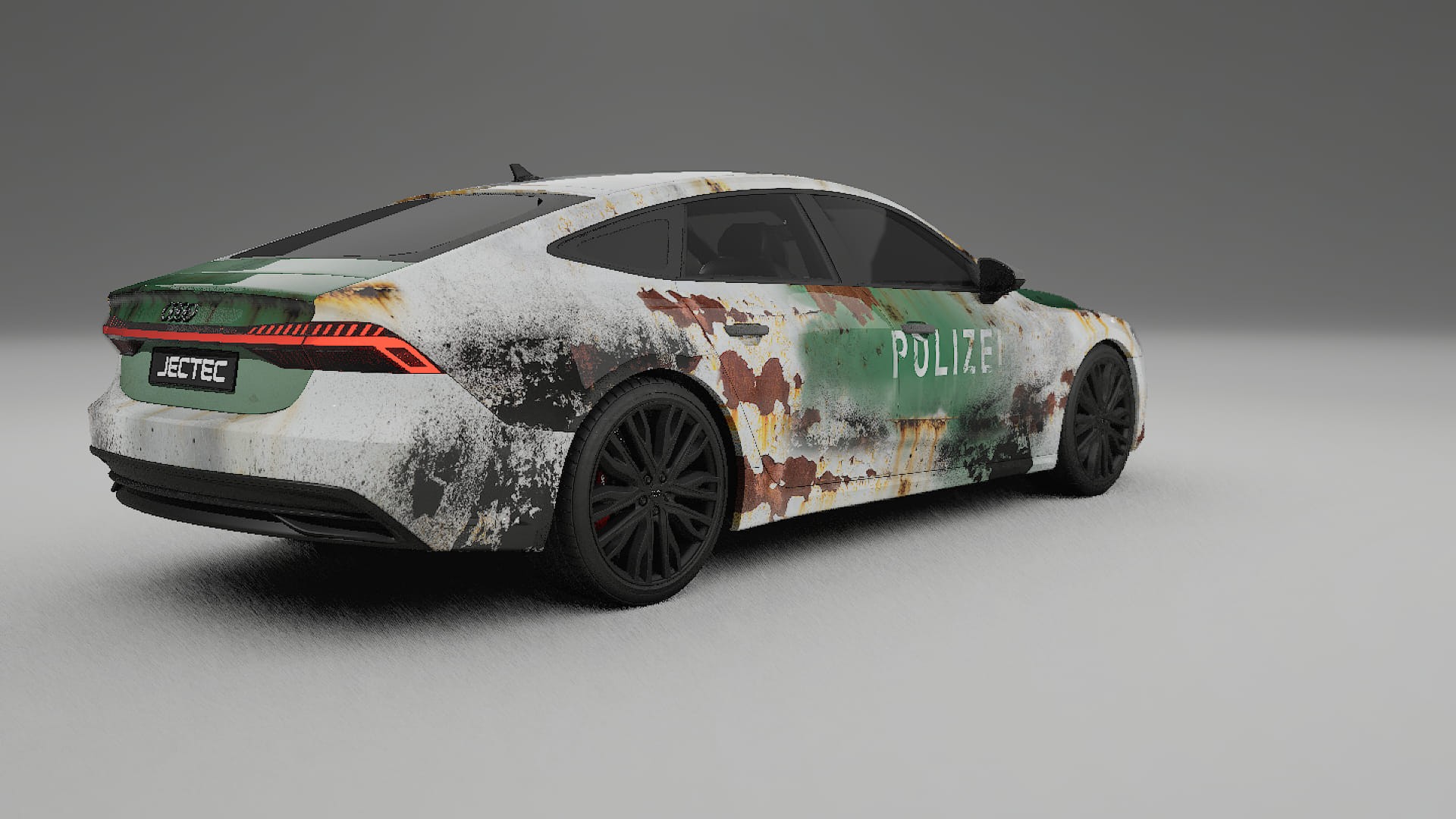 Audi A7 C8 Sportback prefacelift pre-LCI COBRA 11 – Designad Wrap PPF-sats i utskrivbar polyuretanfilm