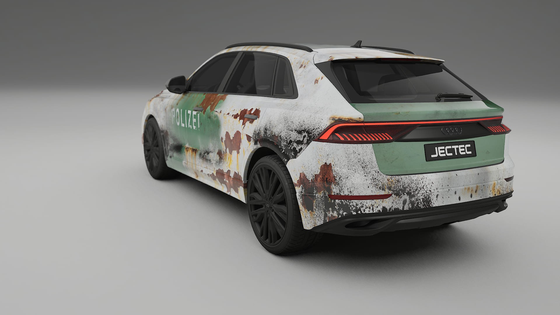 Audi Q8 F1 prefacelift pre-LCI COBRA 11 – Designad Wrap PPF-sats i utskrivbar polyuretanfilm