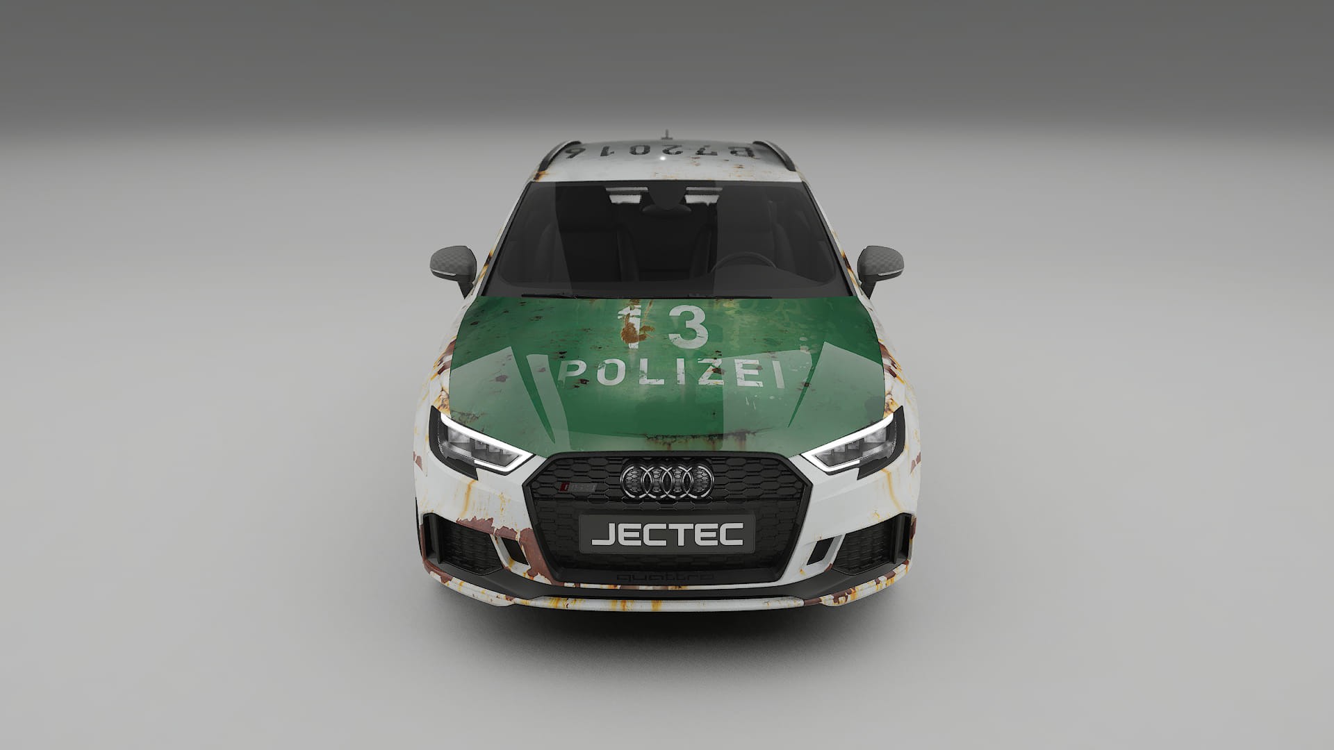 Audi RS3 Sportback 8V facelift LCI COBRA 11 – Designad Wrap PPF-sats i utskrivbar polyuretanfilm