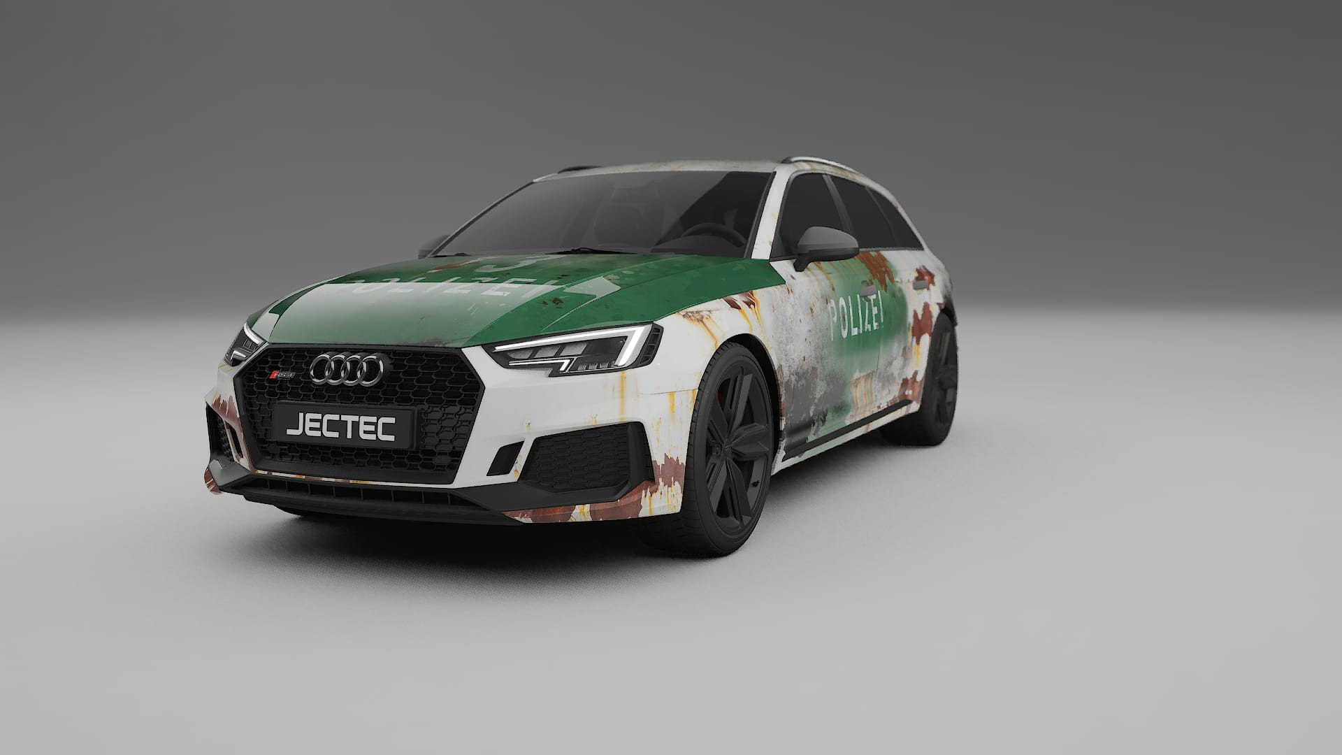 Audi RS4 Avant B9 prefacelift pre-LCI COBRA 11 – Designad Wrap PPF-sats i utskrivbar polyuretanfilm