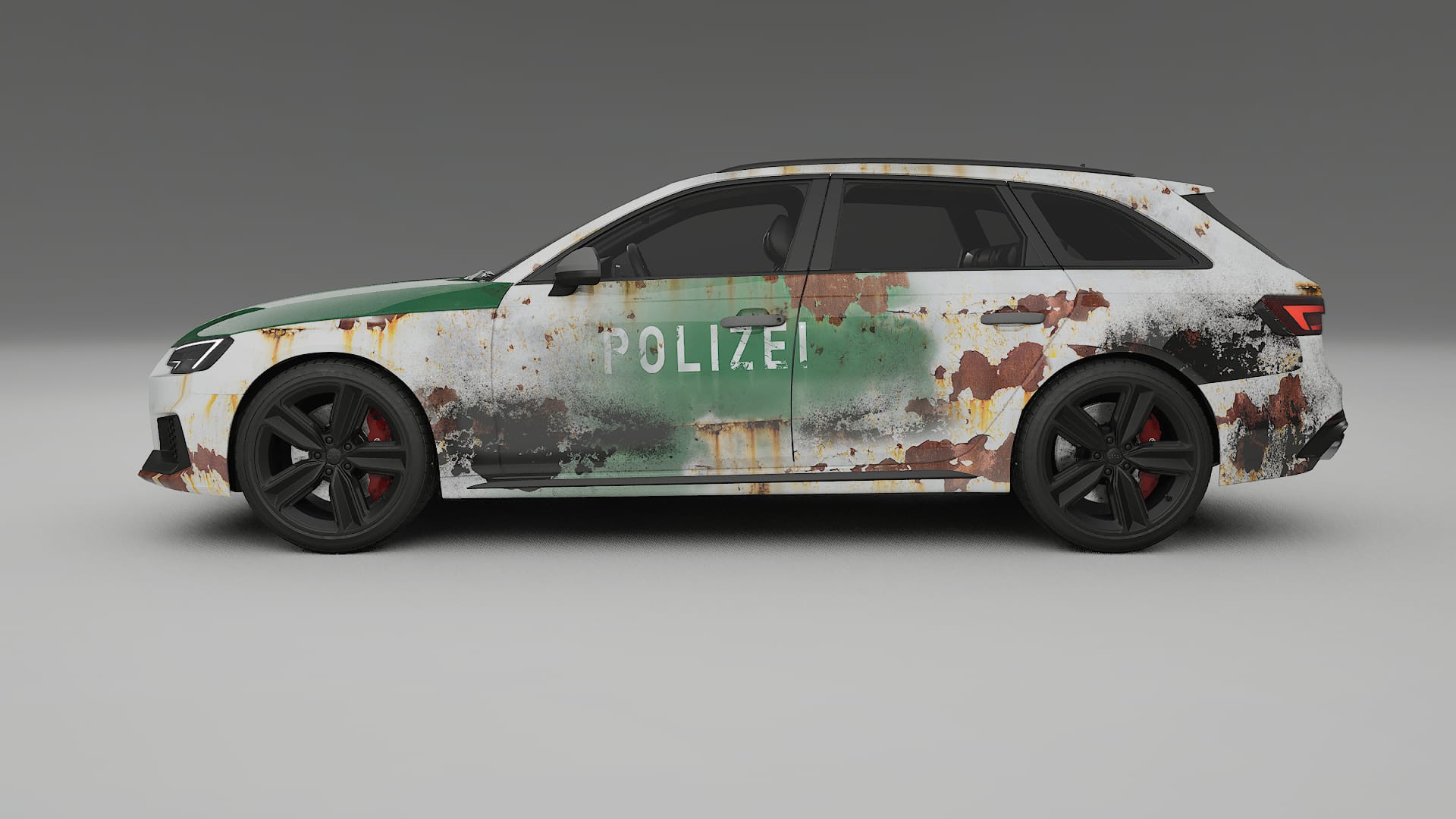 Audi RS4 Avant B9 prefacelift pre-LCI COBRA 11 – Designad Wrap PPF-sats i utskrivbar polyuretanfilm