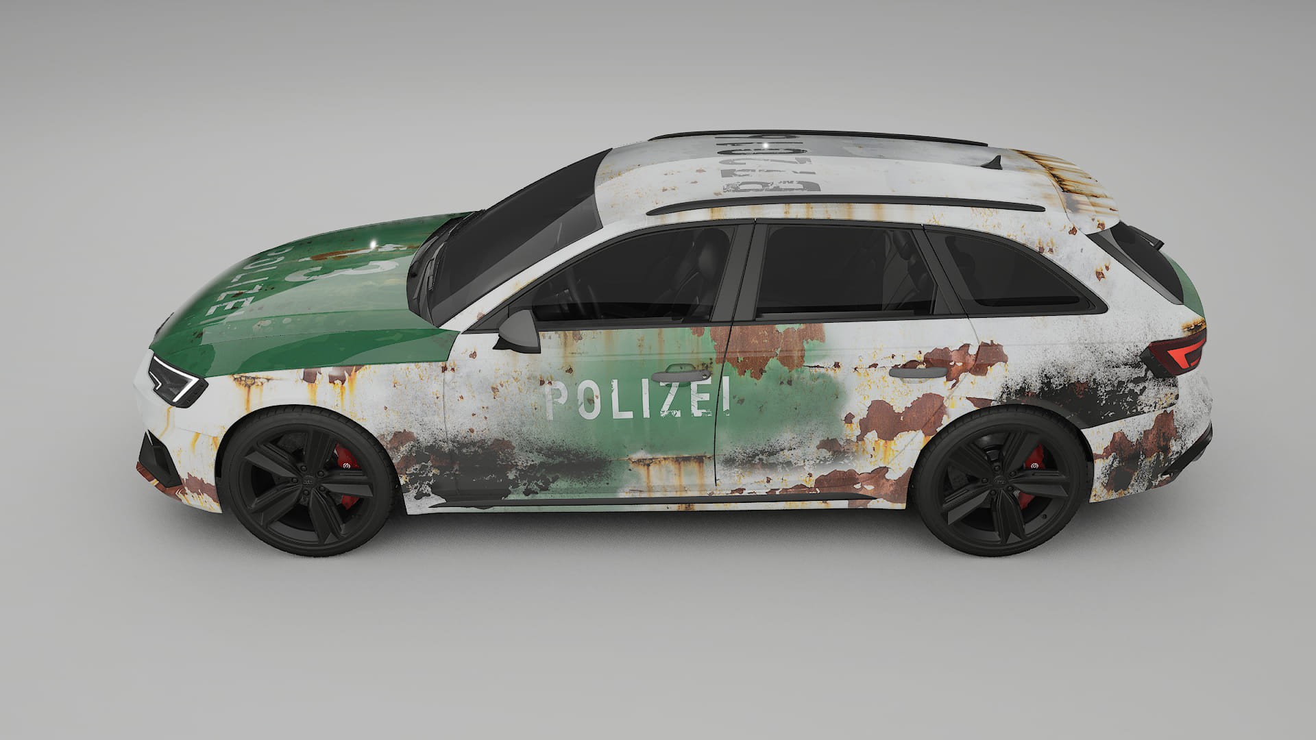 Audi RS4 Avant B9 prefacelift pre-LCI COBRA 11 – Designad Wrap PPF-sats i utskrivbar polyuretanfilm