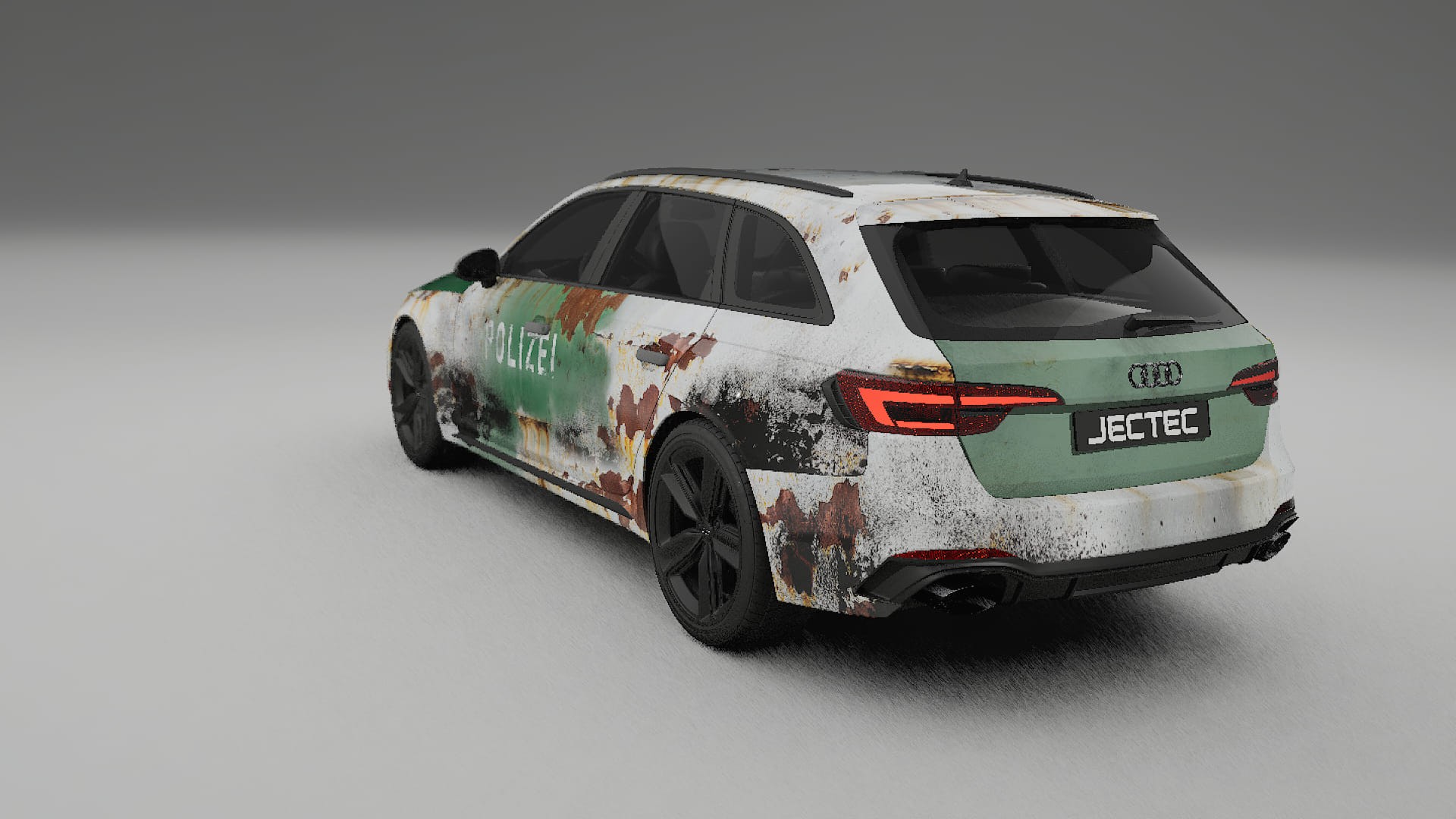Audi RS4 Avant B9 prefacelift pre-LCI COBRA 11 – Designad Wrap PPF-sats i utskrivbar polyuretanfilm