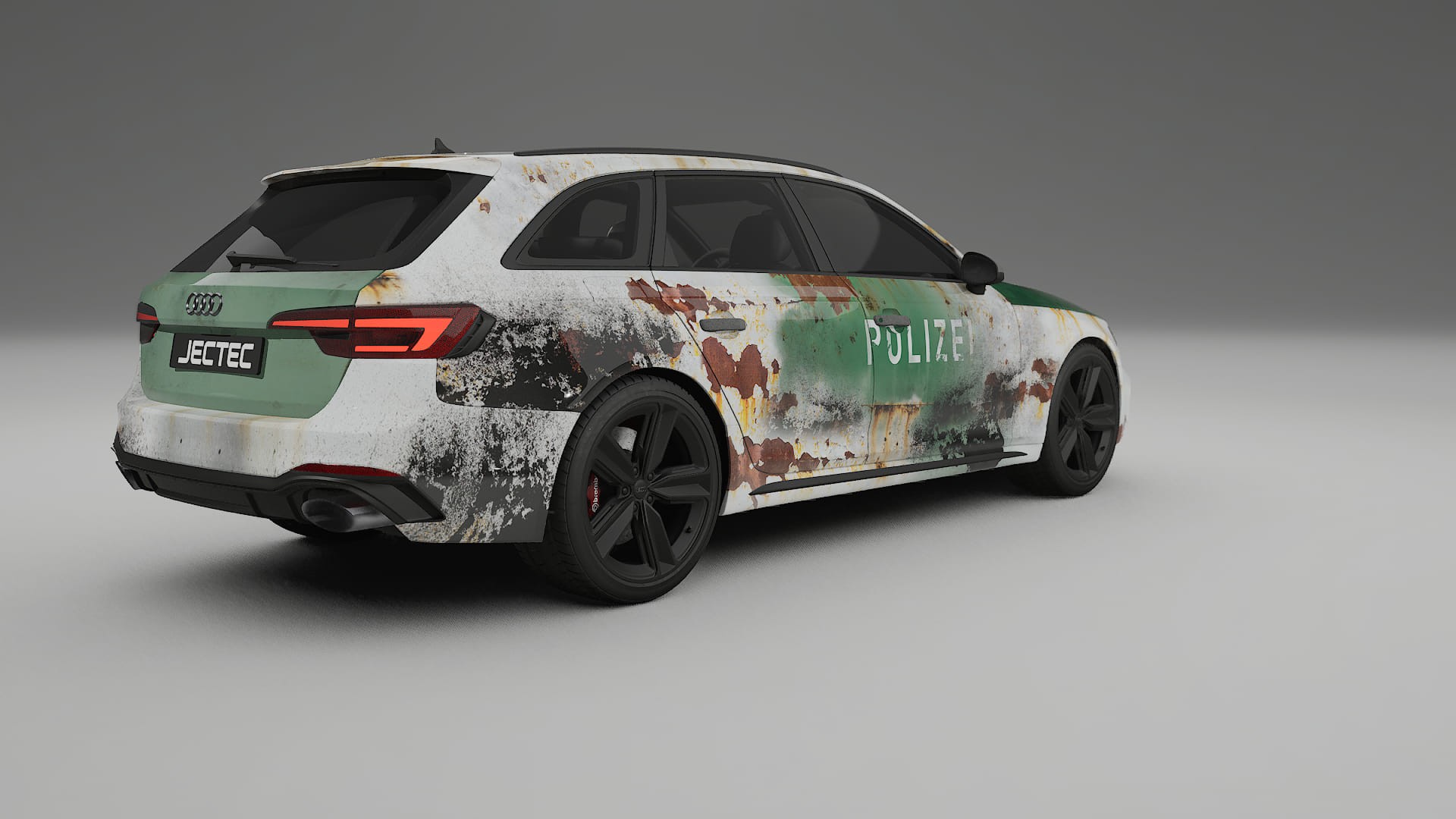 Audi RS4 Avant B9 prefacelift pre-LCI COBRA 11 – Designad Wrap PPF-sats i utskrivbar polyuretanfilm