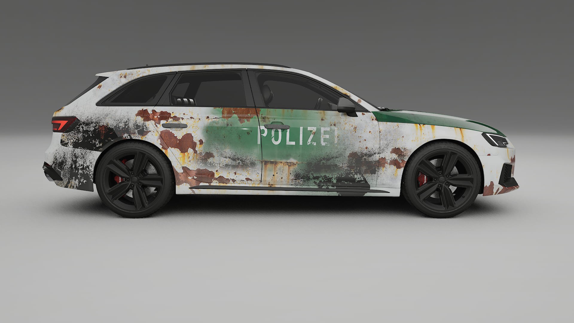 Audi RS4 Avant B9 prefacelift pre-LCI COBRA 11 – Designad Wrap PPF-sats i utskrivbar polyuretanfilm
