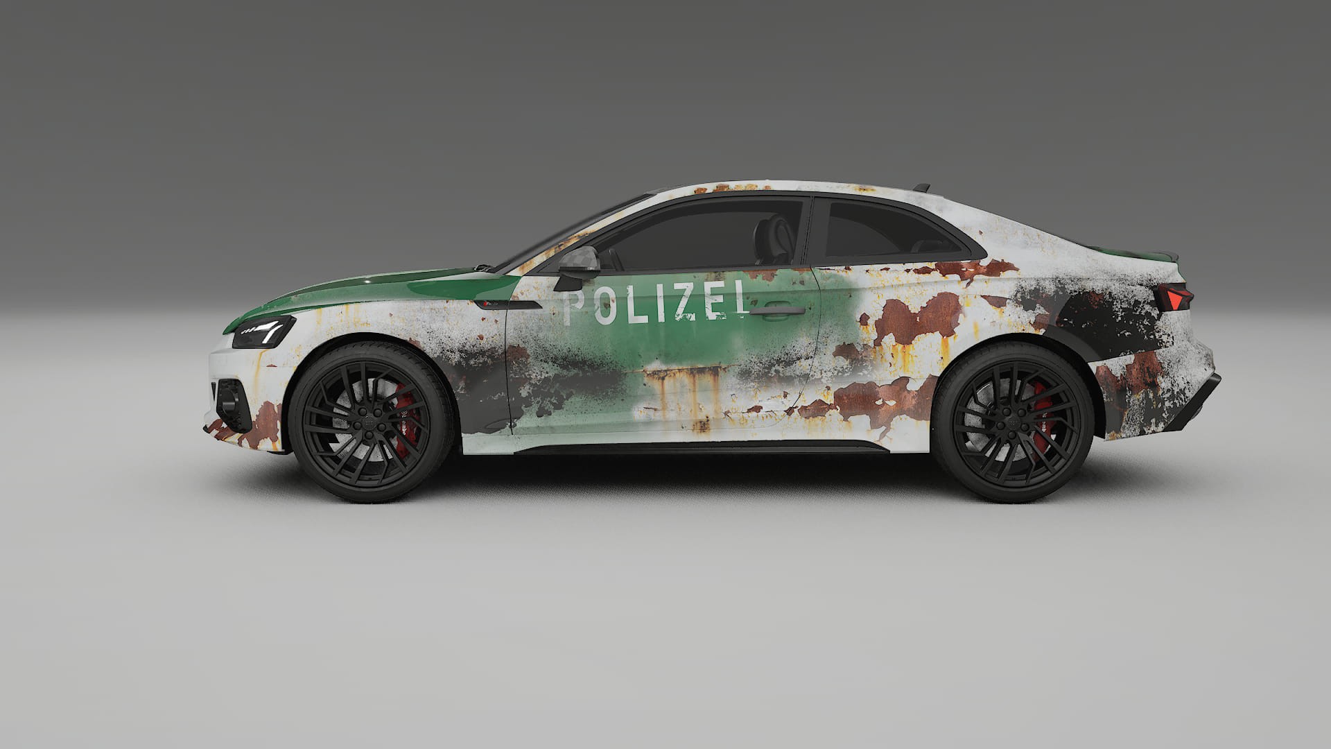 Audi RS5 Coupe B9 facelift pre-LCI COBRA 11 – Designad Wrap PPF-sats i utskrivbar polyuretanfilm