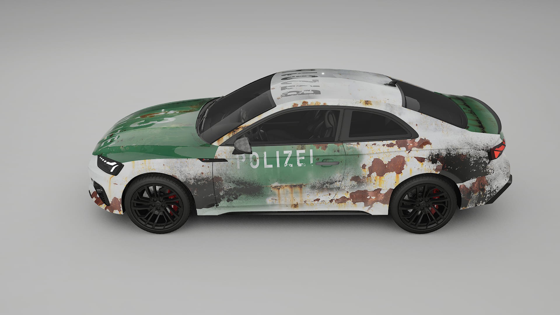 Audi RS5 Coupe B9 facelift pre-LCI COBRA 11 – Designad Wrap PPF-sats i utskrivbar polyuretanfilm