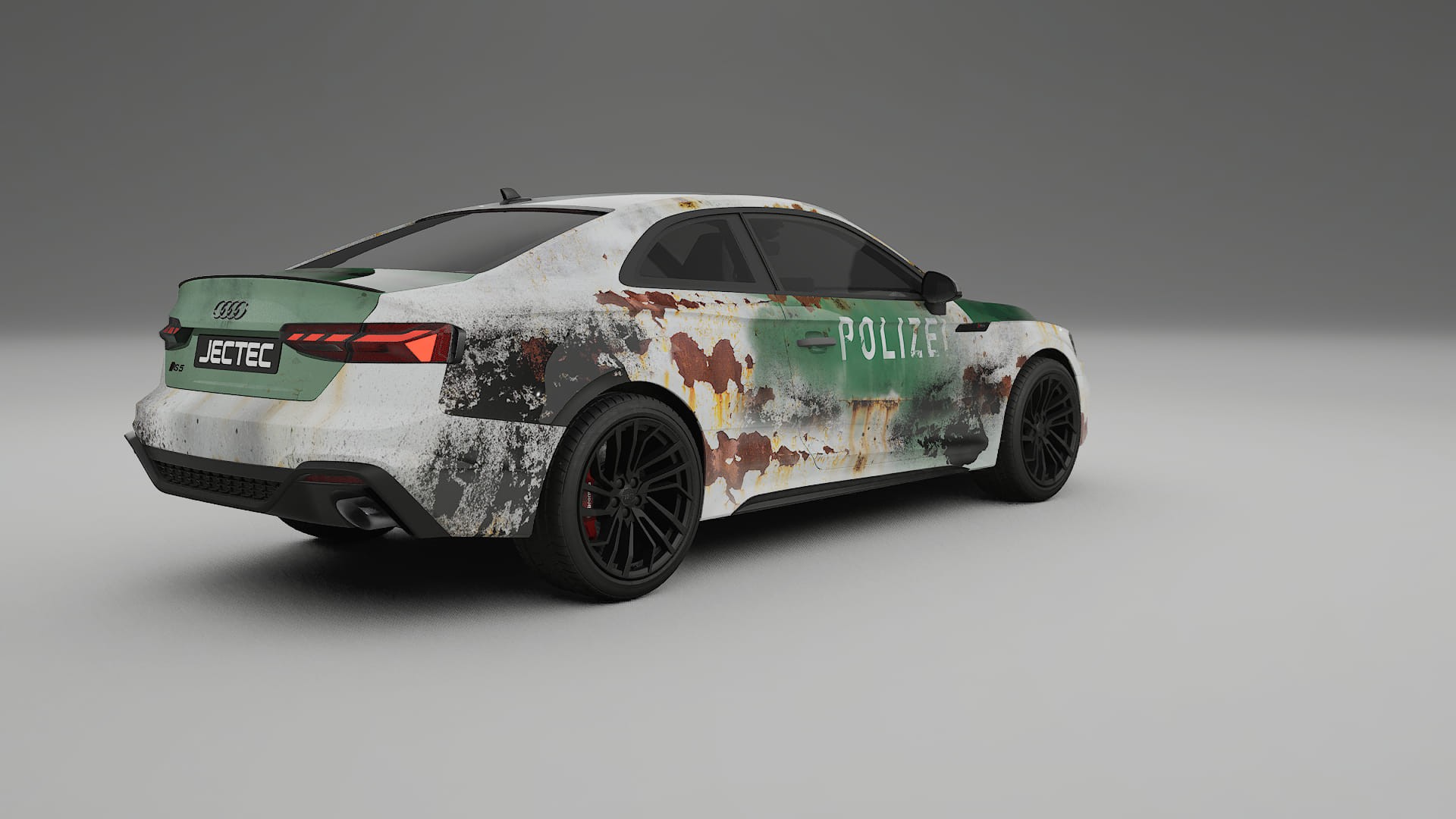 Audi RS5 Coupe B9 facelift pre-LCI COBRA 11 – Designad Wrap PPF-sats i utskrivbar polyuretanfilm