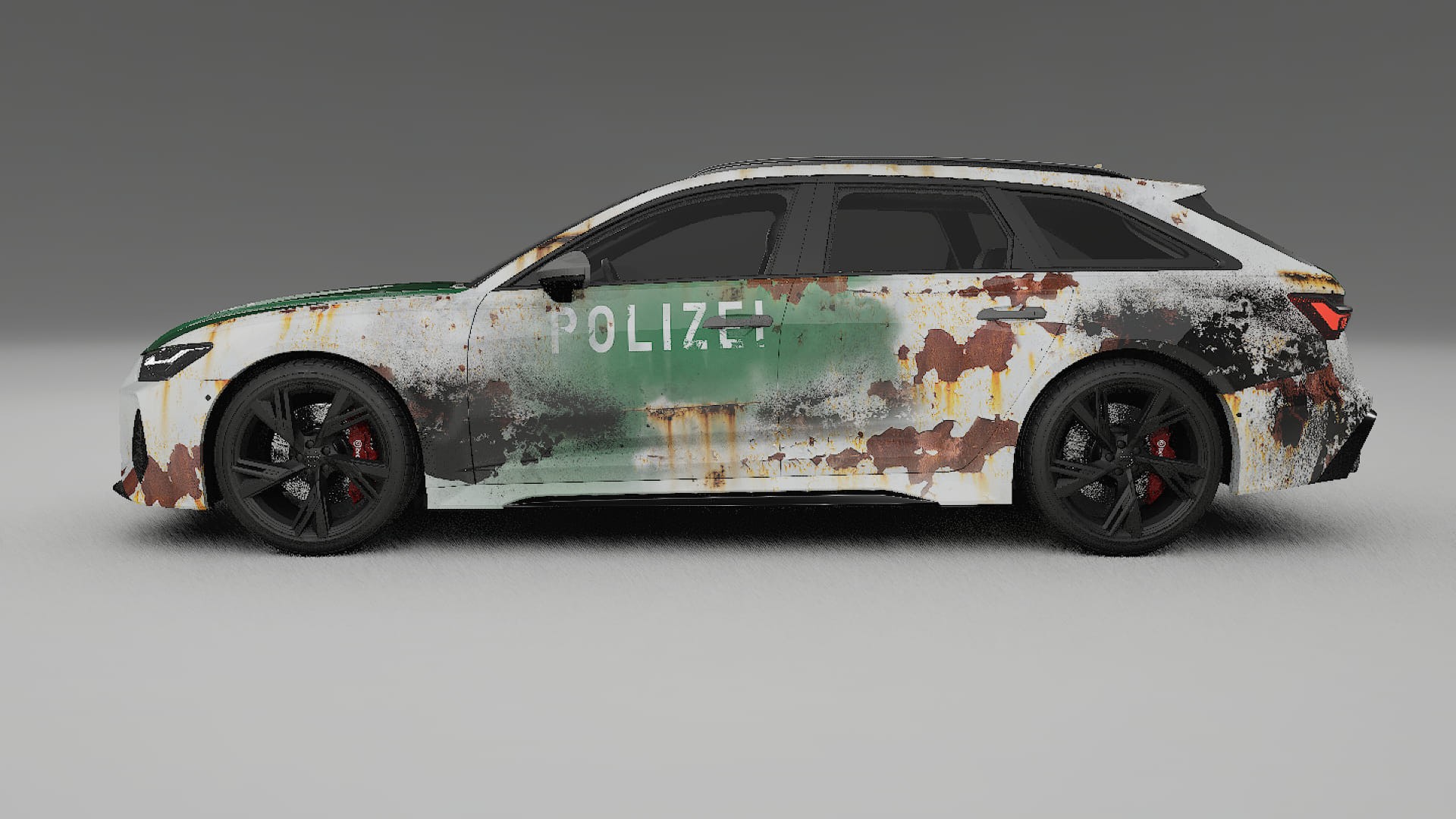 Audi RS6 Avant C8 facelift LCI COBRA 11 – Designad Wrap PPF-sats i utskrivbar polyuretanfilm