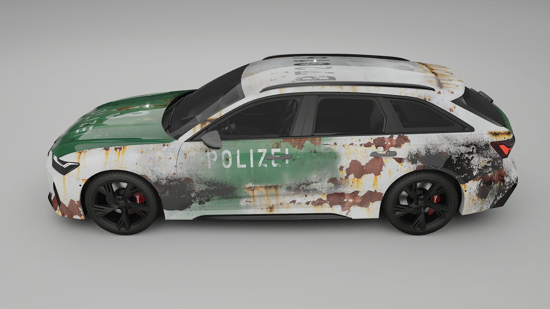 Audi RS6 Avant C8 facelift LCI COBRA 11 – Designad Wrap PPF-sats i utskrivbar polyuretanfilm