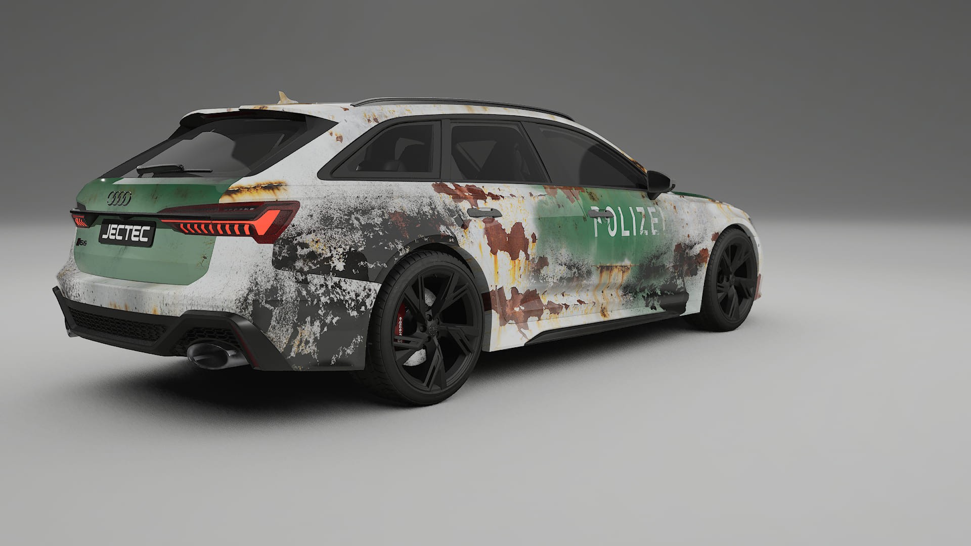 Audi RS6 Avant C8 facelift LCI COBRA 11 – Designad Wrap PPF-sats i utskrivbar polyuretanfilm