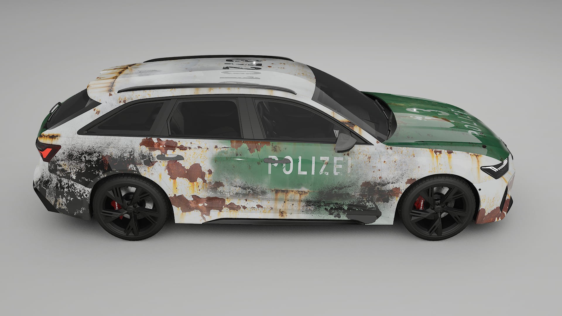 Audi RS6 Avant C8 facelift LCI COBRA 11 – Designad Wrap PPF-sats i utskrivbar polyuretanfilm