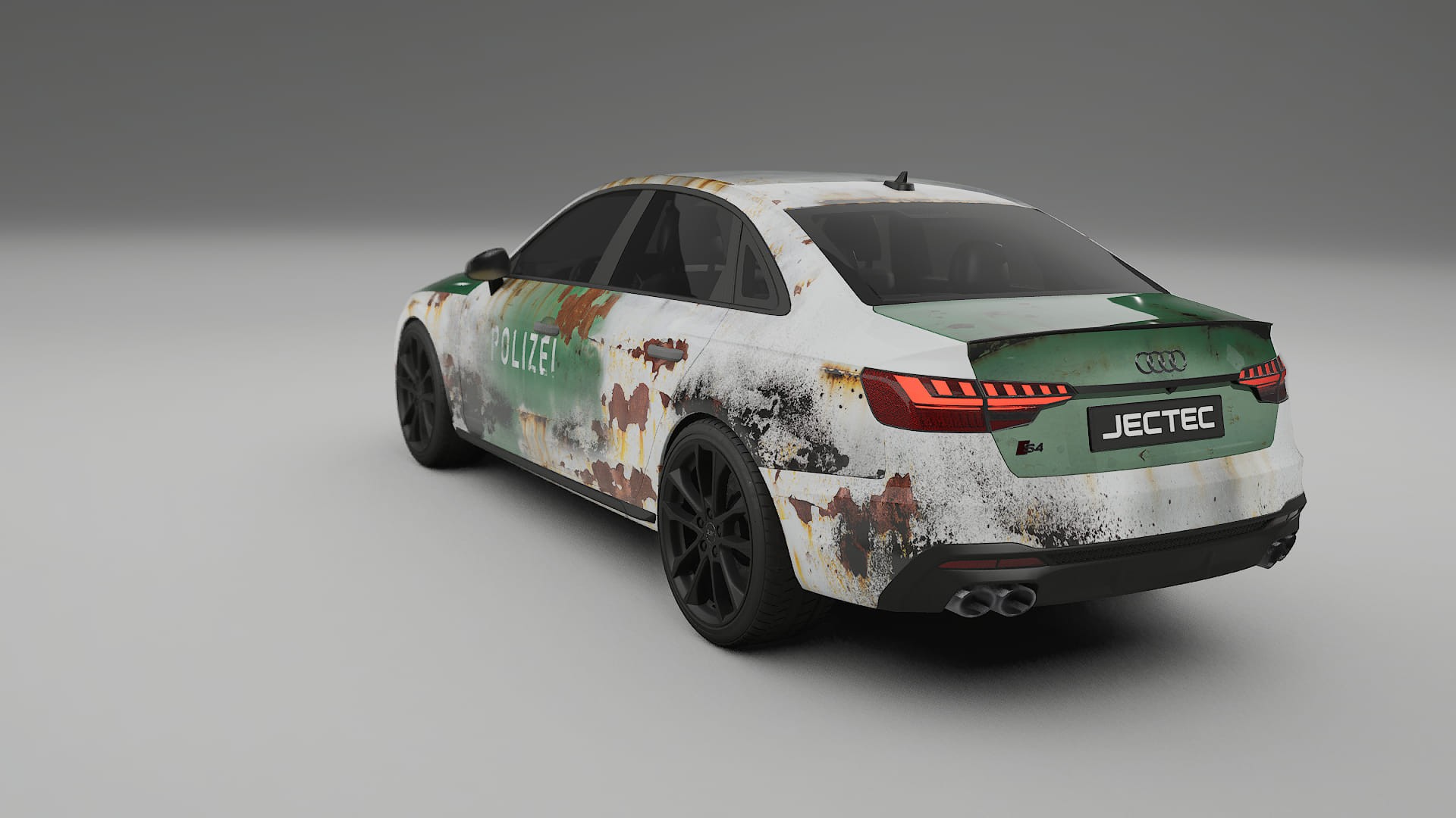 Audi S4 Sedan B9 facelift LCI COBRA 11 – Designad Wrap PPF-sats i utskrivbar polyuretanfilm